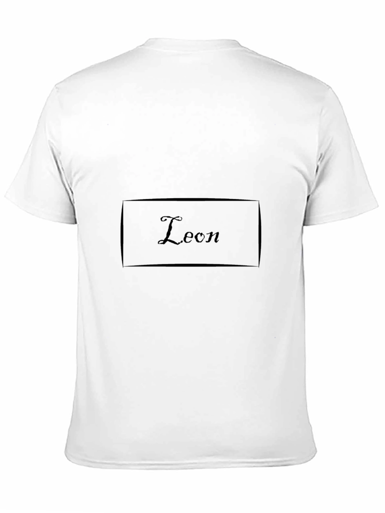 Mens Black T-Shirt - Leon Graphic Print