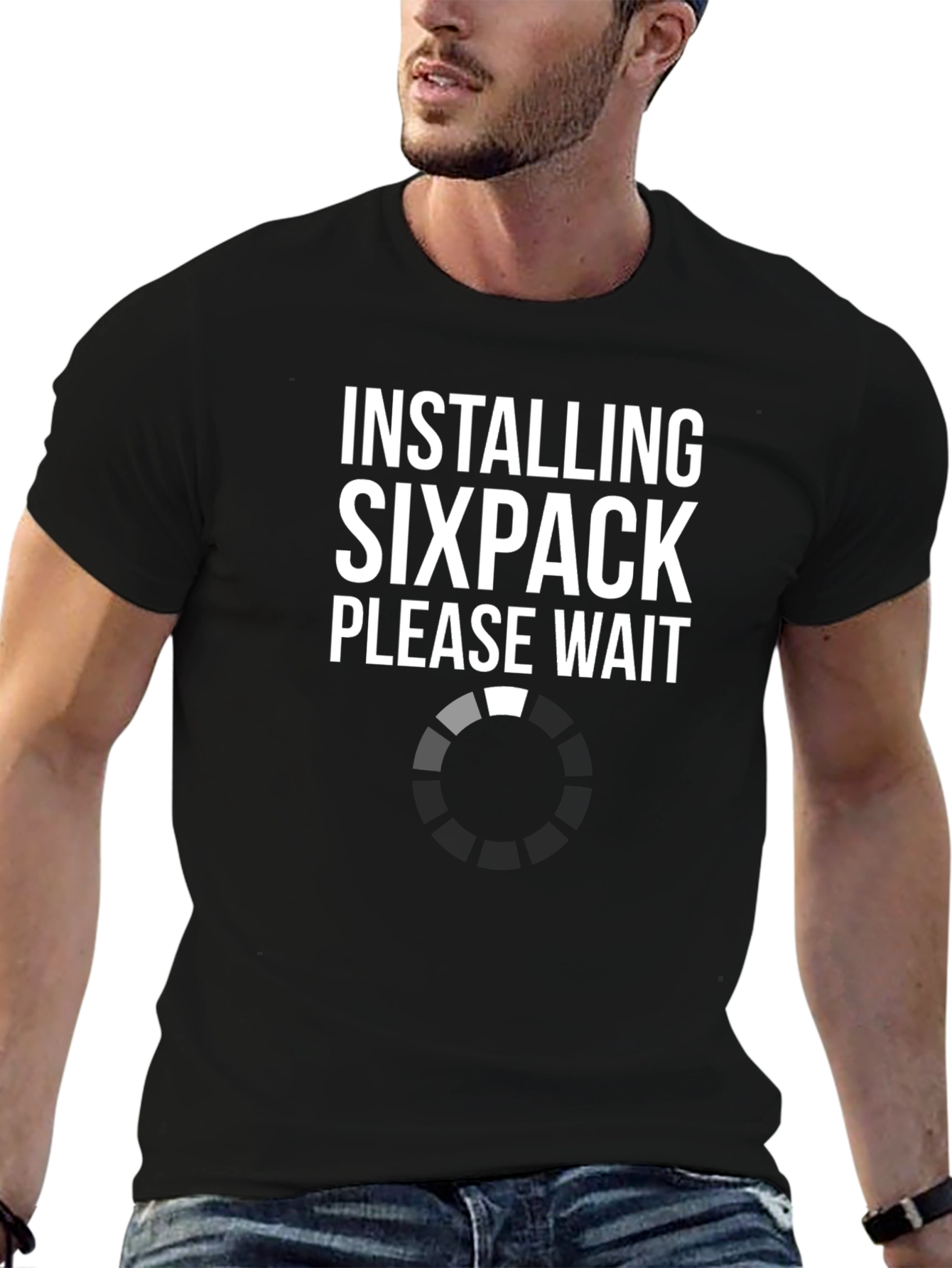 Installing Sixpack Funny Graphic Tee
