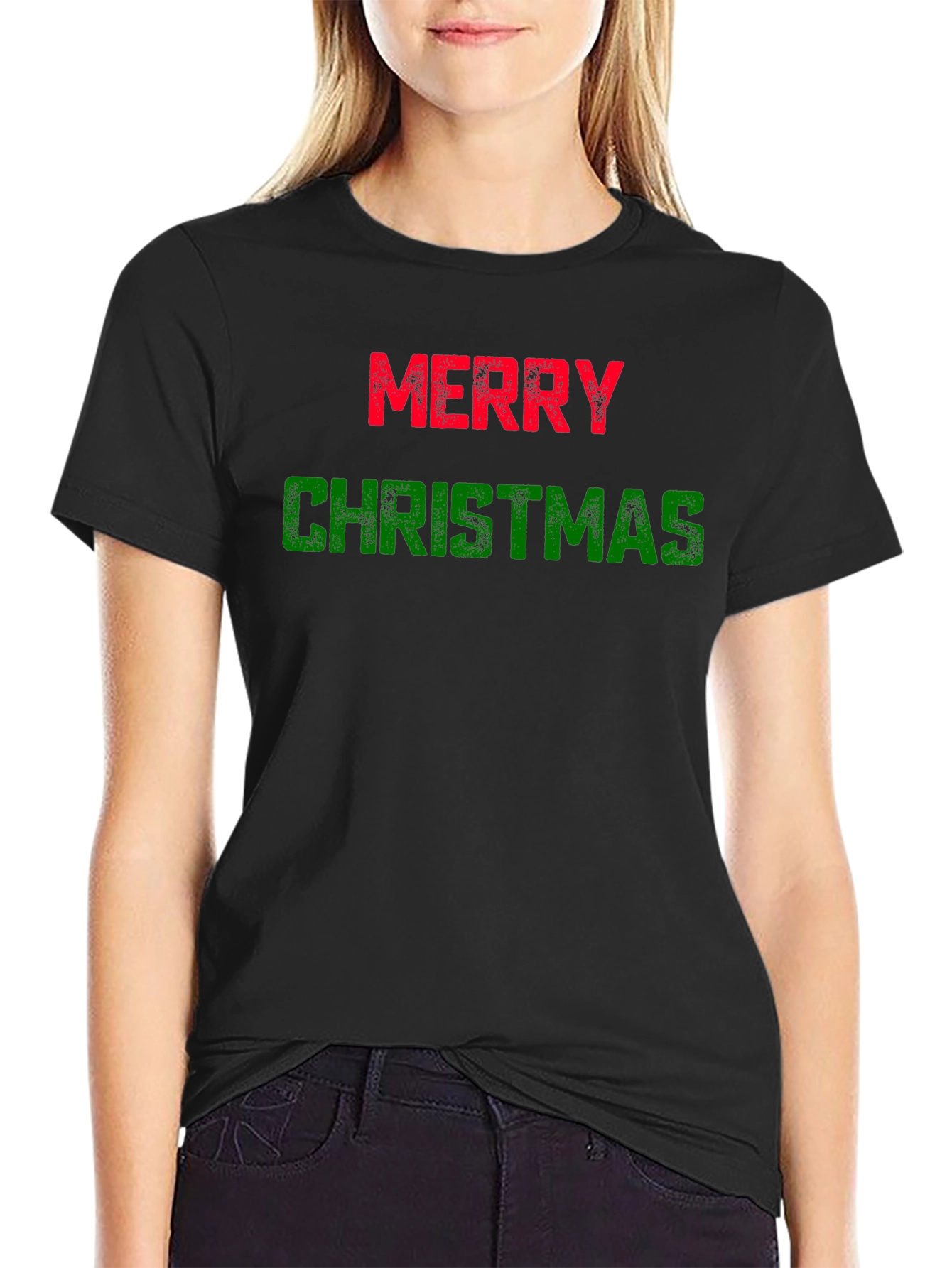 Merry Christmas Graphic T-Shirt - Holiday Festive Tee