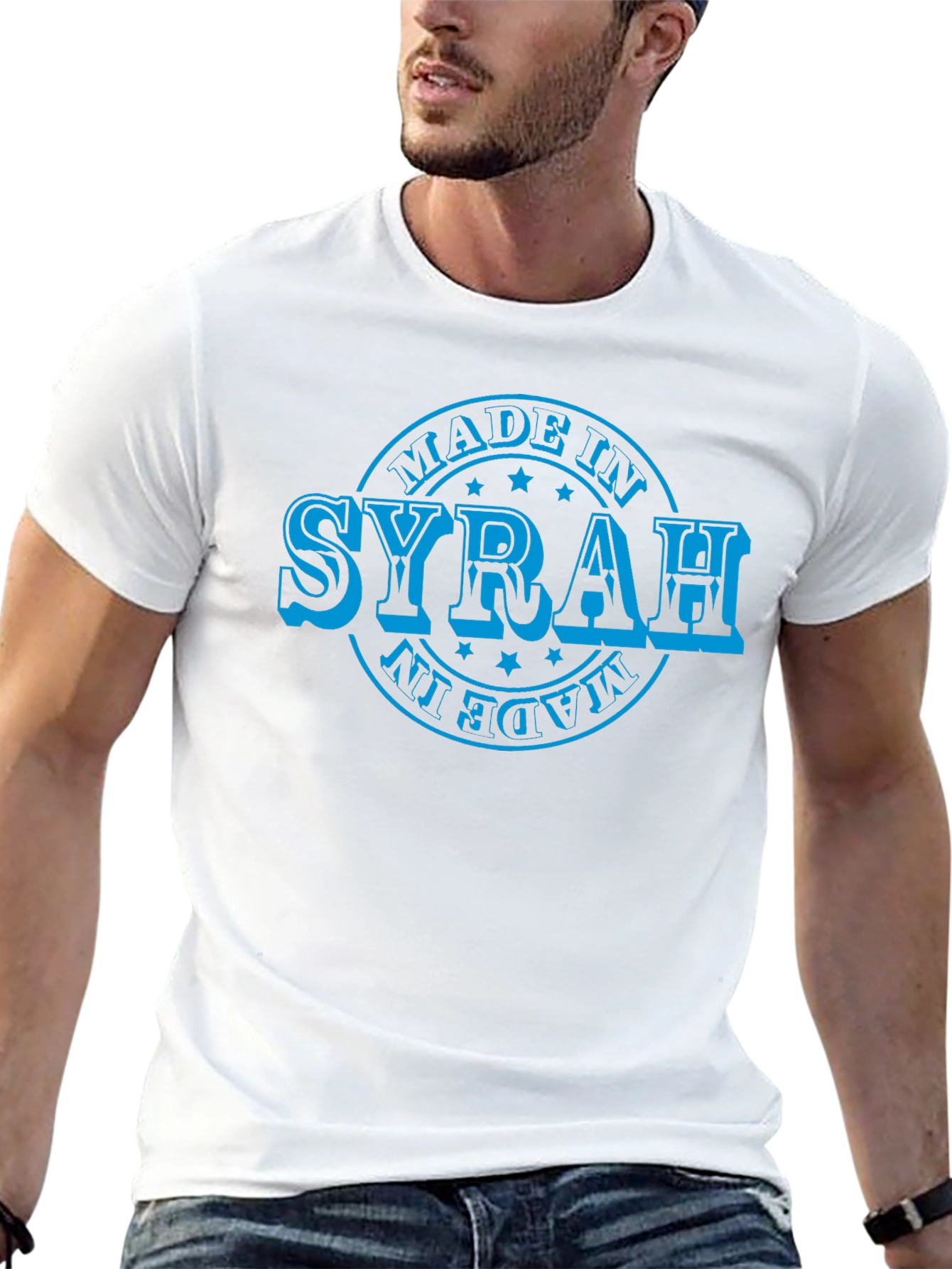 Made in Syrah T-Shirt - Wine Lover Gift