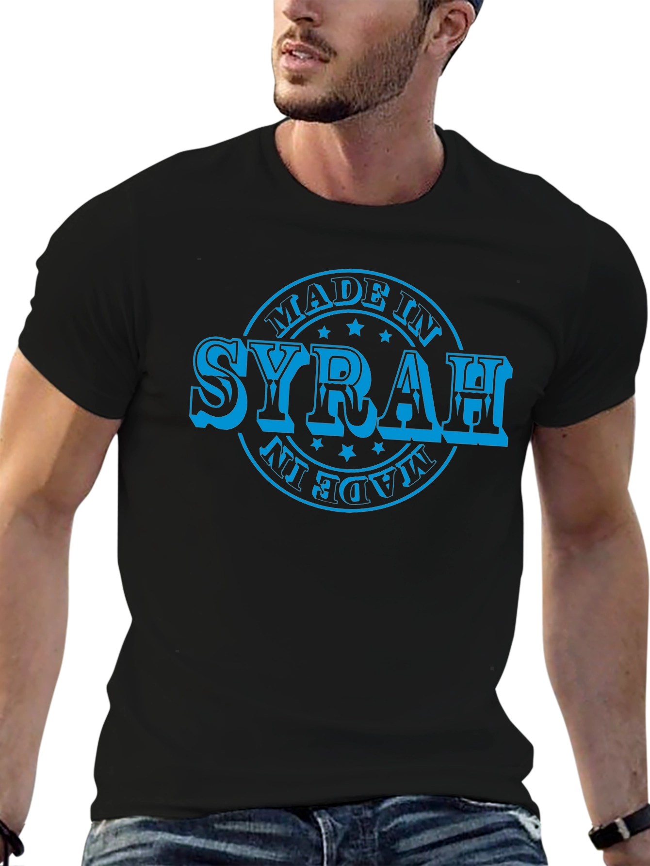 Made in Syrah T-Shirt - Wine Lover Gift