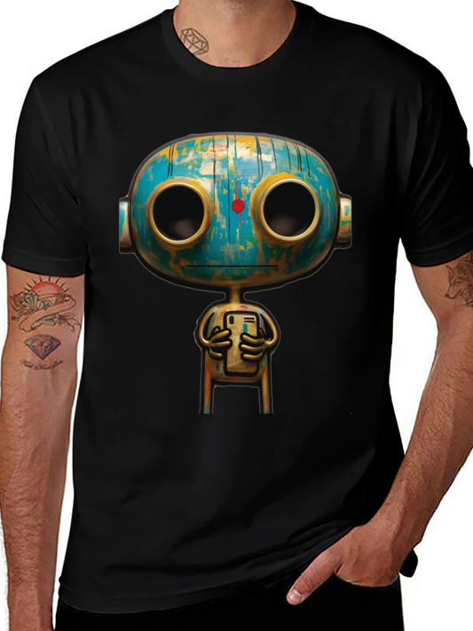 Robot Graphic T-Shirt - Unique Design