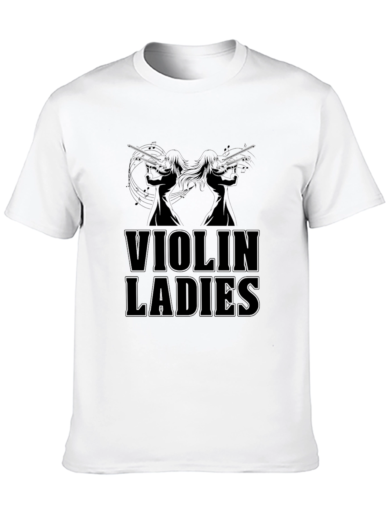 Violin Ladies Graphic T-Shirt - Musician Tee