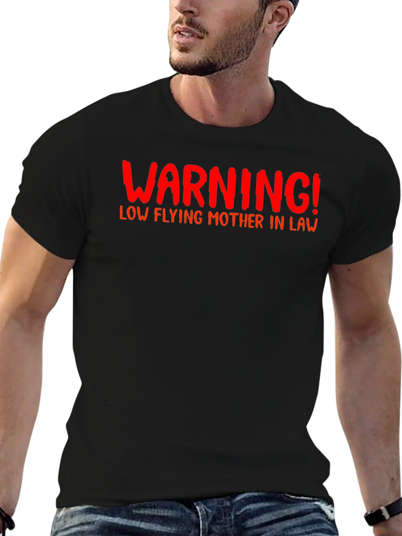 Warning Low Flying Mother-In-Law T-Shirt