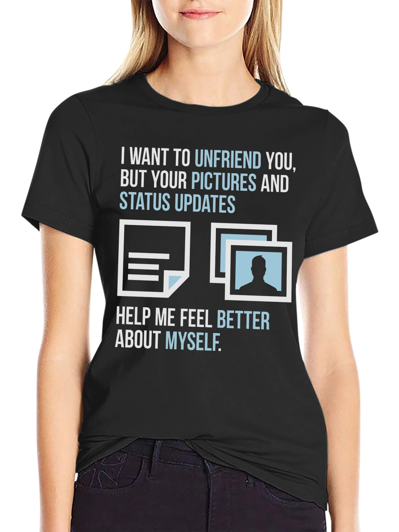 Funny Unfriend T-Shirt - Sarcastic Social Media Tee