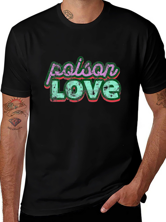 Poison Love Graphic Tee - Trendy Grunge Style