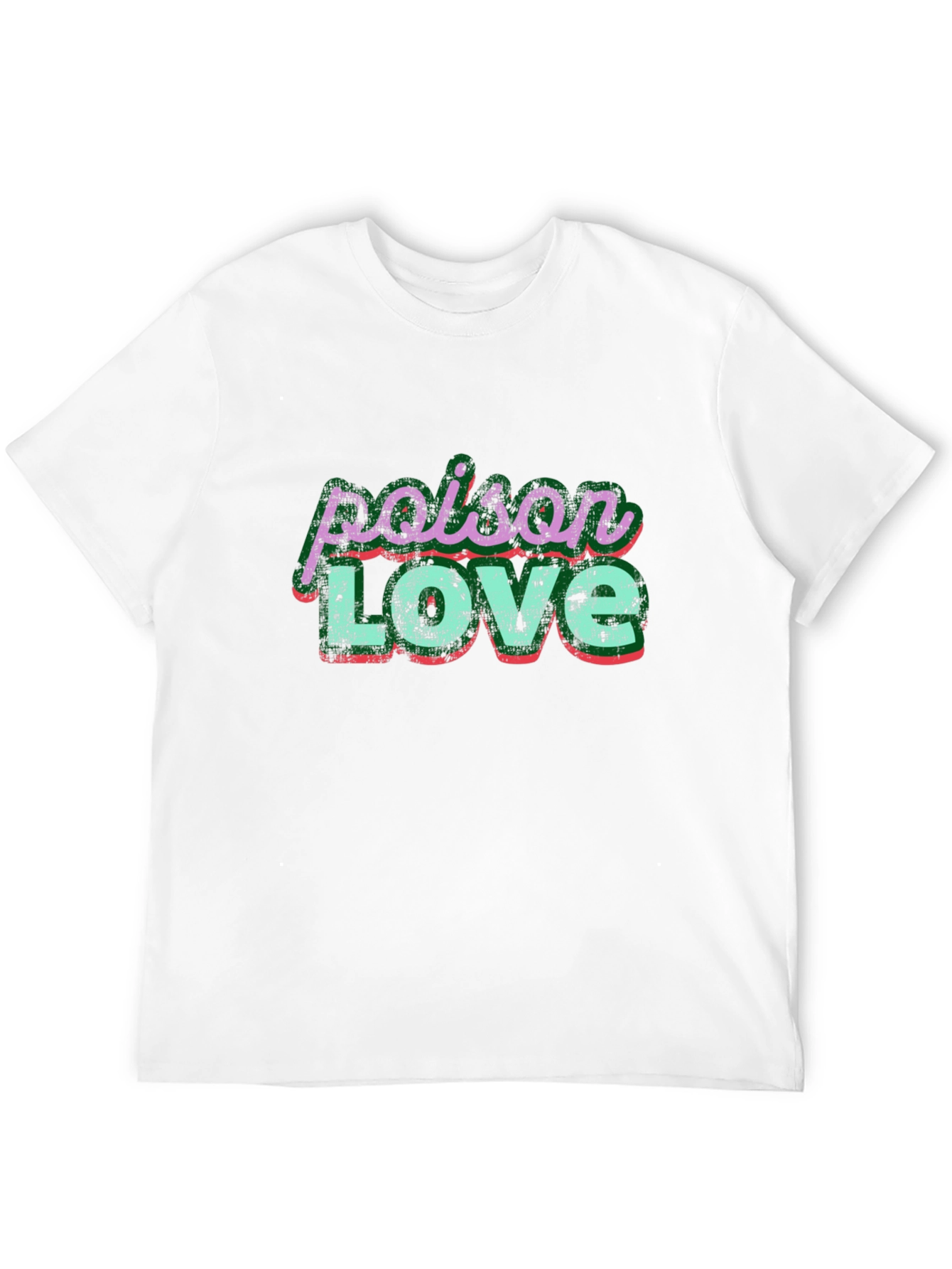 Poison Love Graphic Tee - Trendy Grunge Style