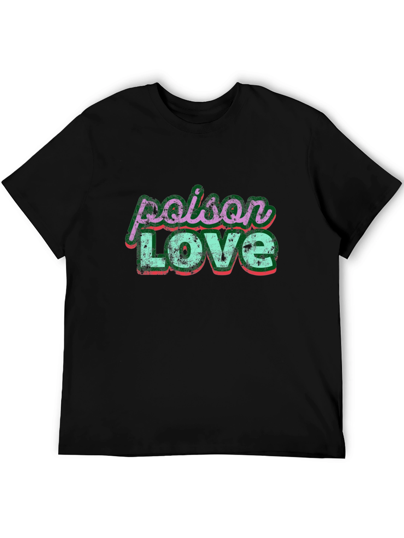 Poison Love Graphic Tee - Trendy Grunge Style