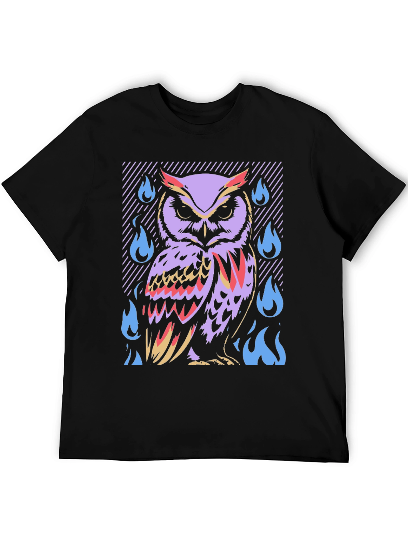 Mystic Owl T-Shirt - Artistic Graphic Tee
