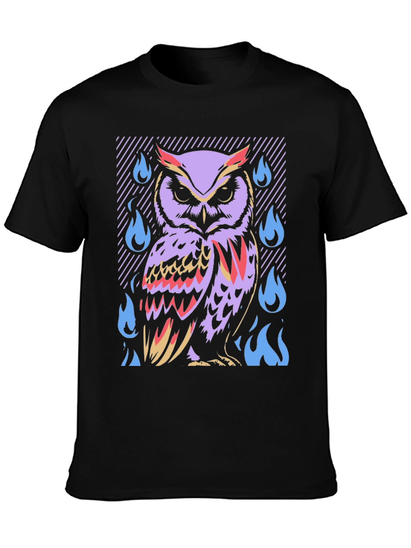 Mystic Owl T-Shirt - Artistic Graphic Tee