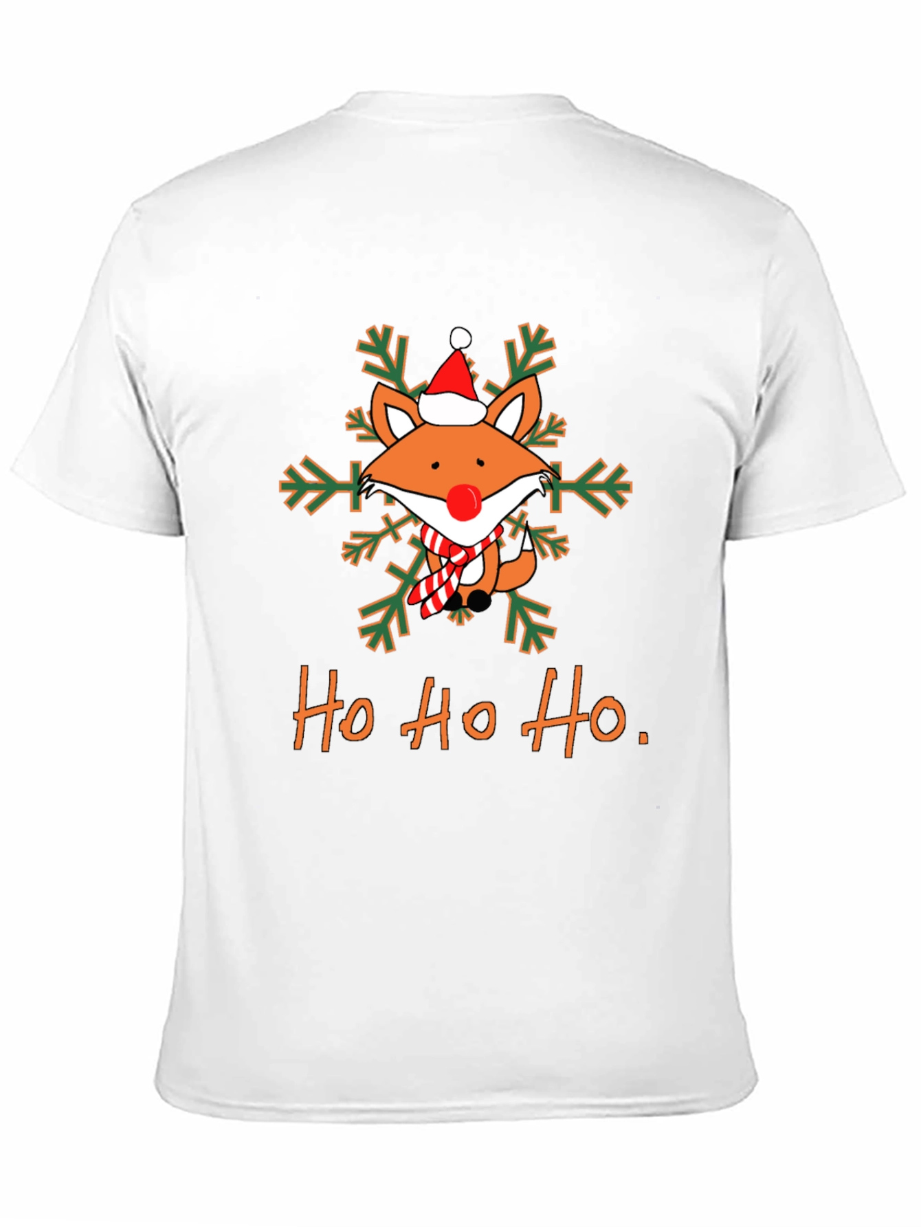 Festive Fox Christmas T-Shirt - Holiday Cheer!