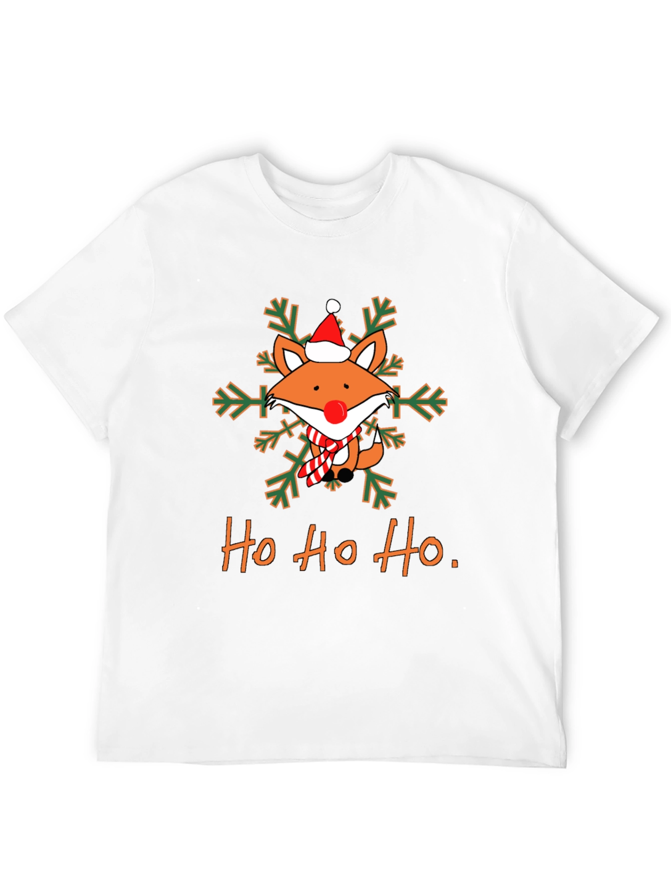 Festive Fox Christmas T-Shirt - Holiday Cheer!