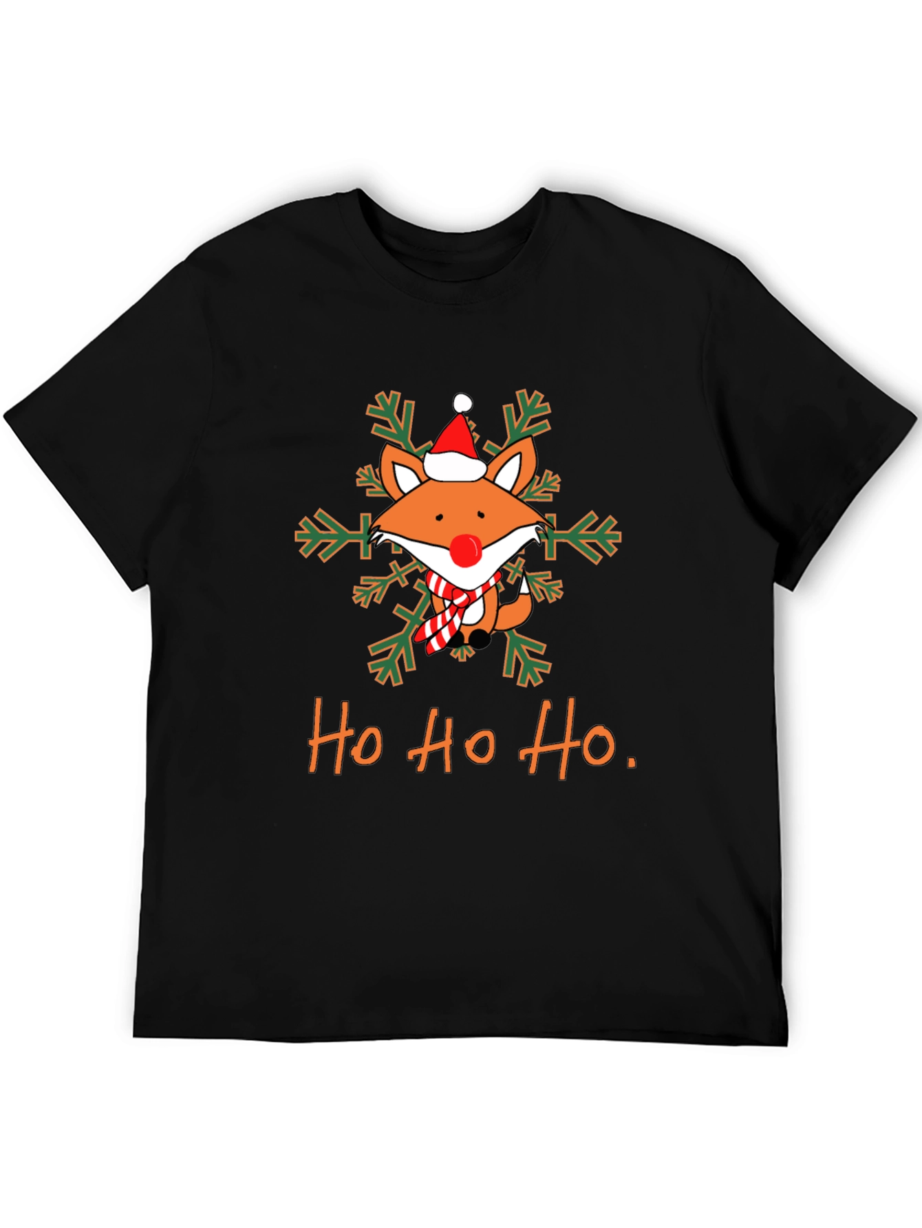 Festive Fox Christmas T-Shirt - Holiday Cheer!