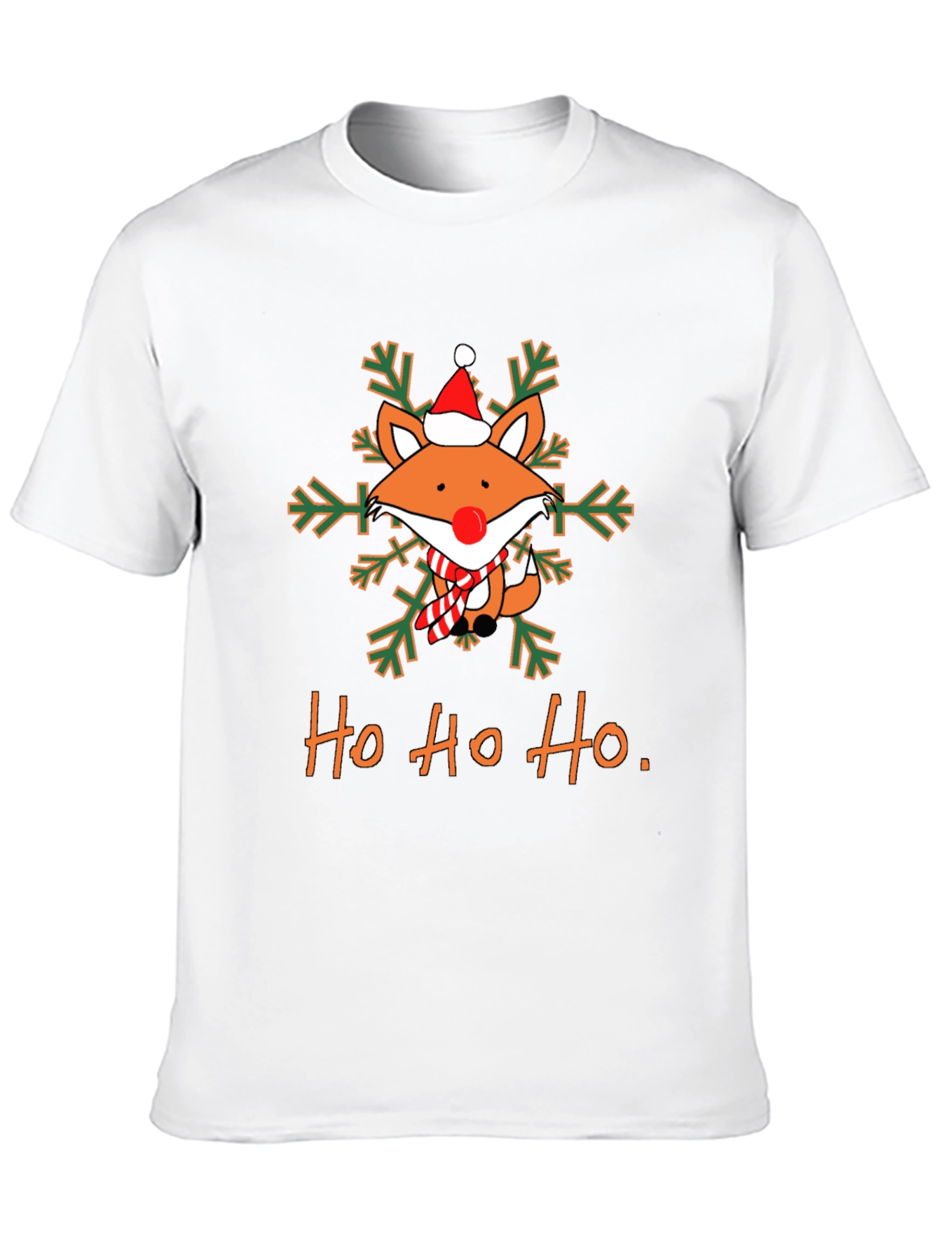 Festive Fox Christmas T-Shirt - Holiday Cheer!