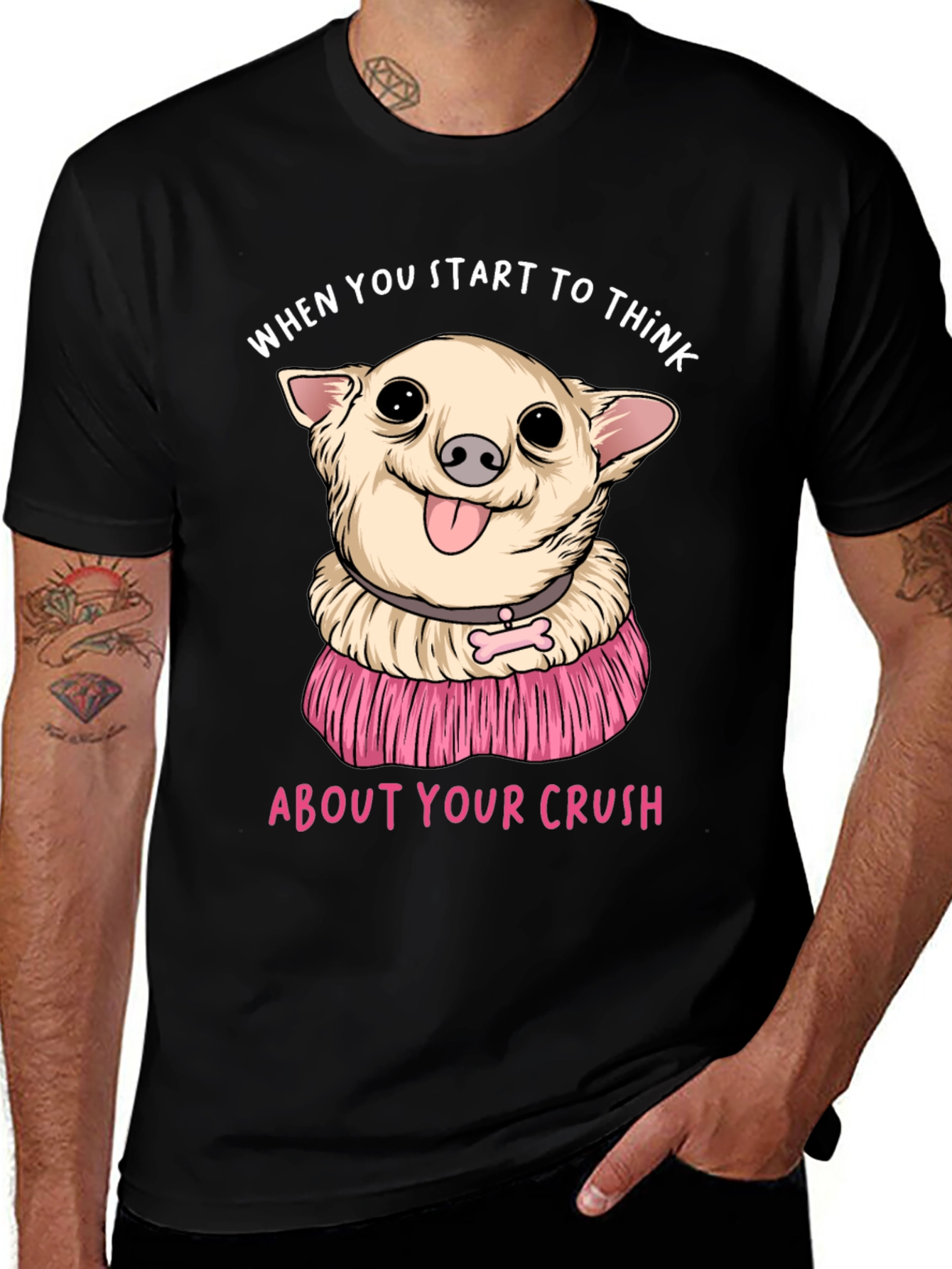 Chihuahua Crush T-Shirt:  When You Start To Think