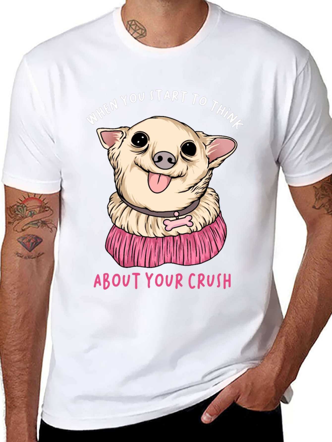 Chihuahua Crush T-Shirt:  When You Start To Think