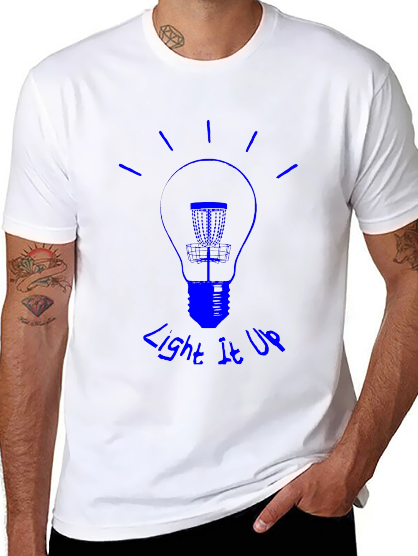 Light It Up Disc Golf T-Shirt