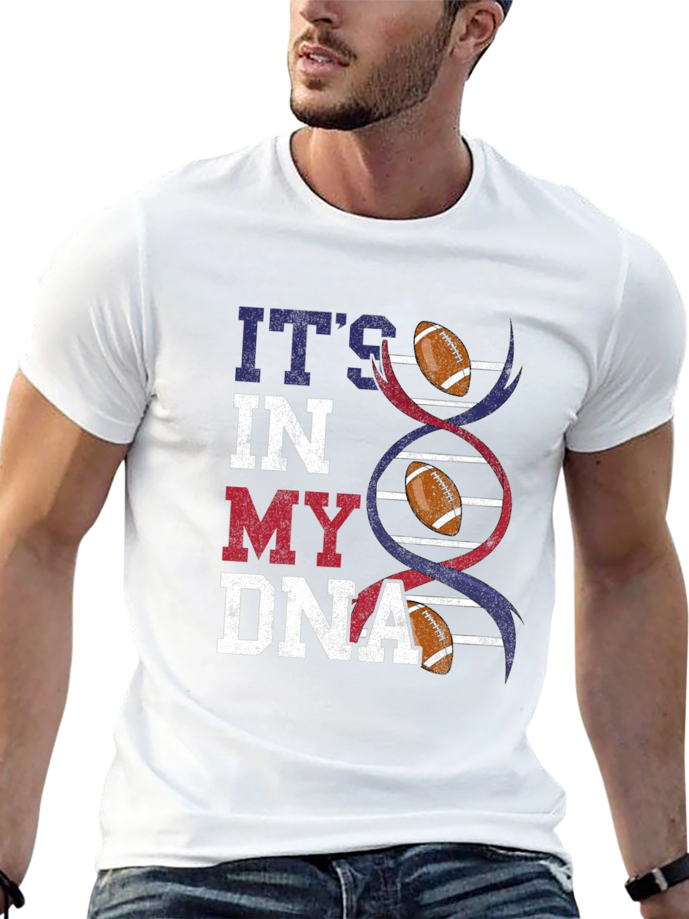 Football DNA Graphic T-Shirt