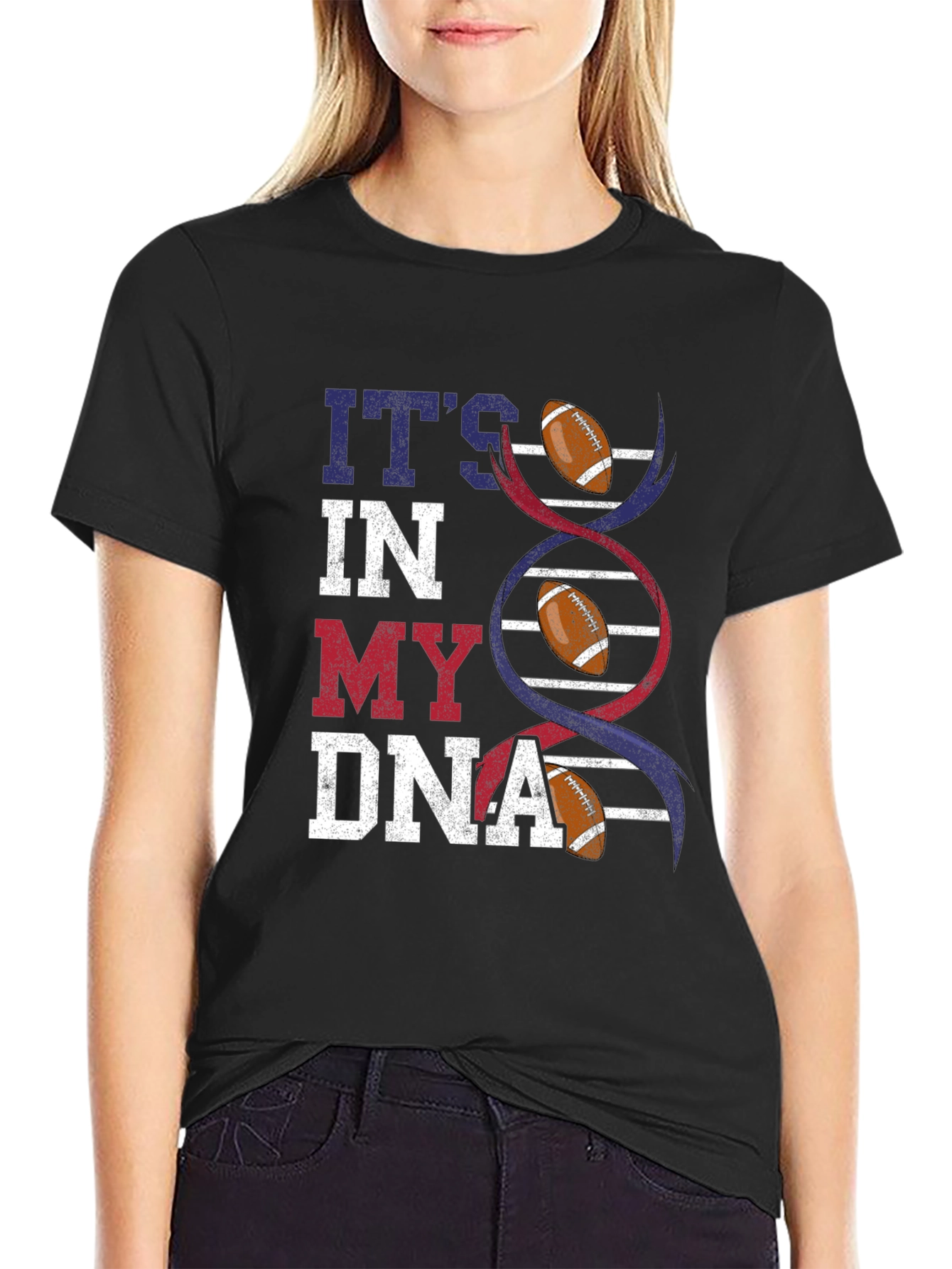 Football DNA Graphic T-Shirt