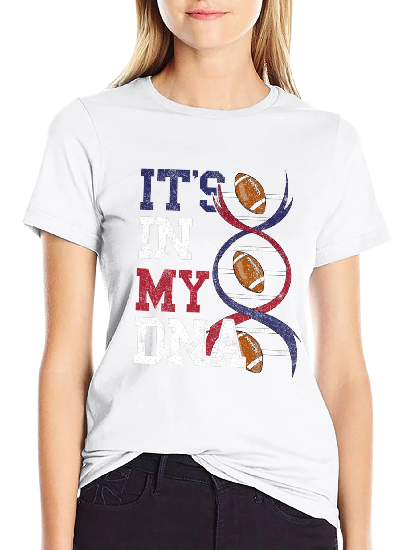 Football DNA Graphic T-Shirt