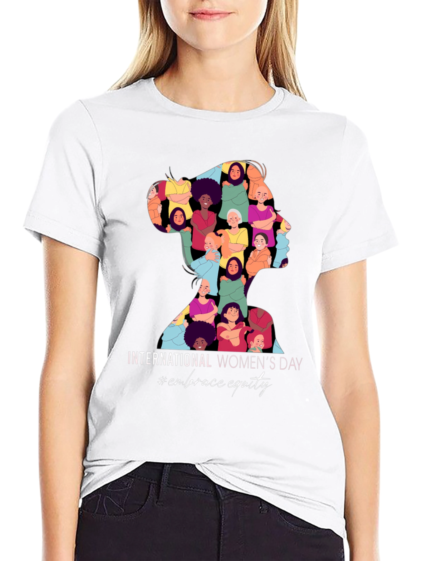 International Womens Day T-Shirt - Embrace Equity