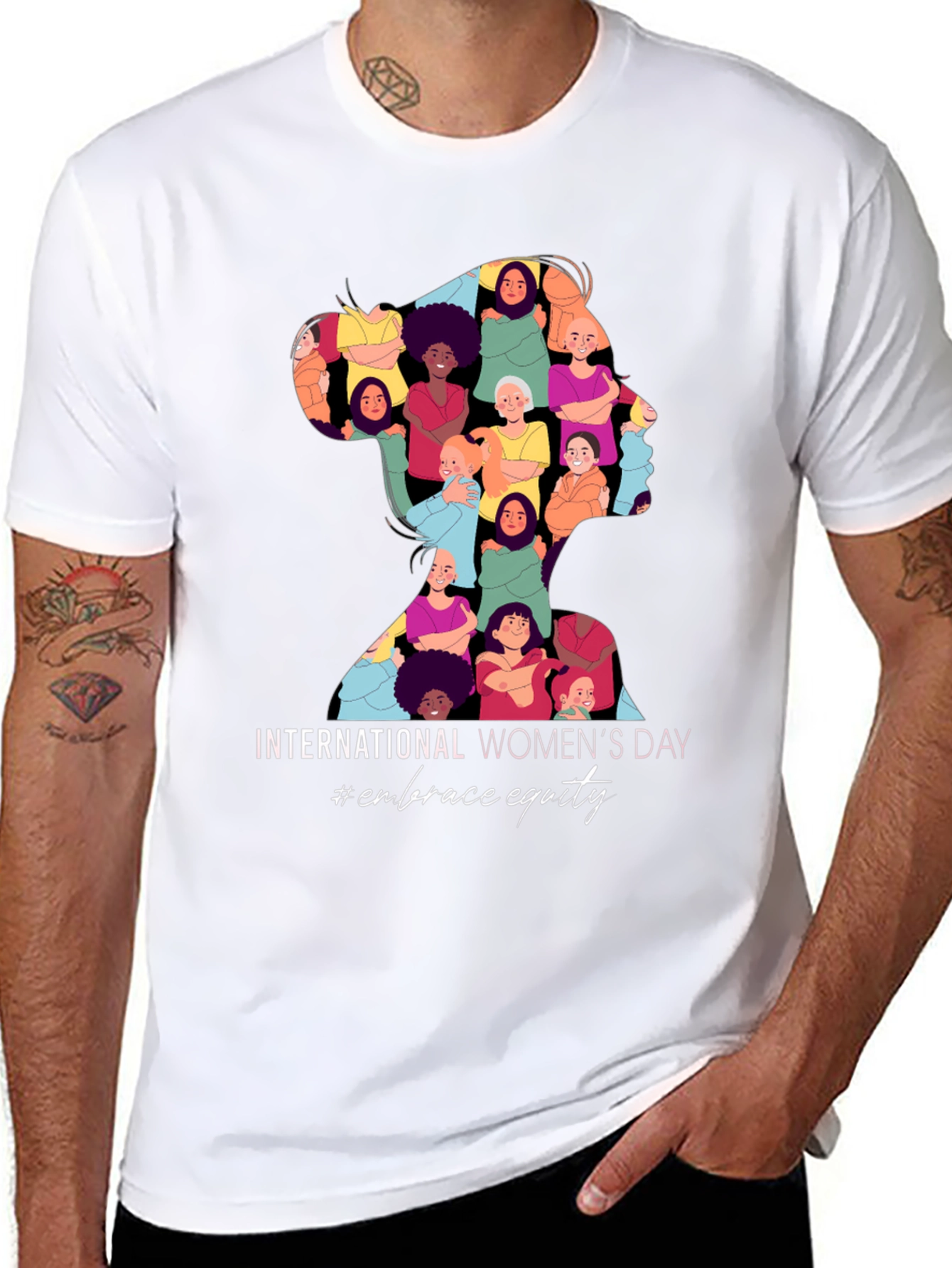 International Womens Day T-Shirt - Embrace Equity