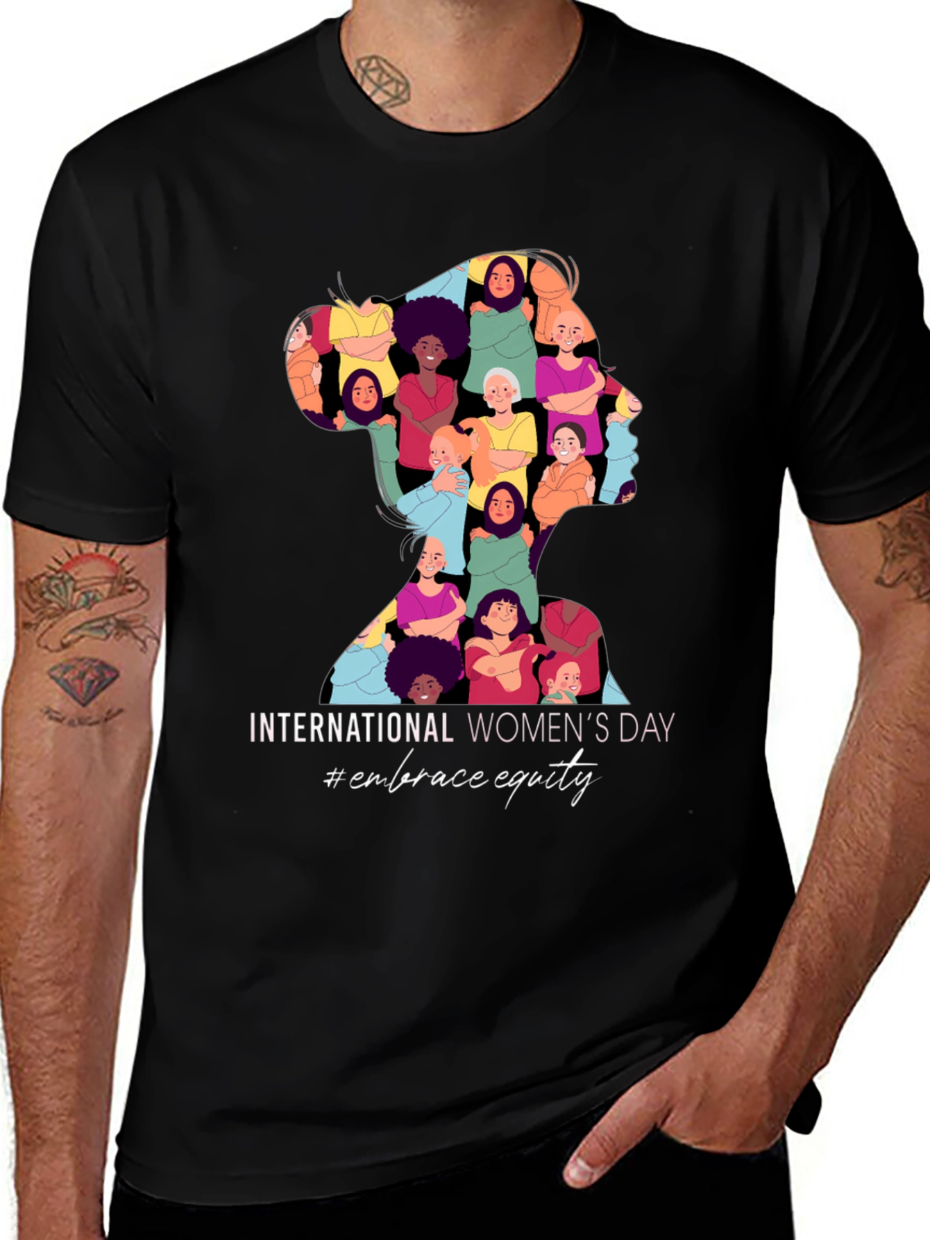 International Womens Day T-Shirt - Embrace Equity