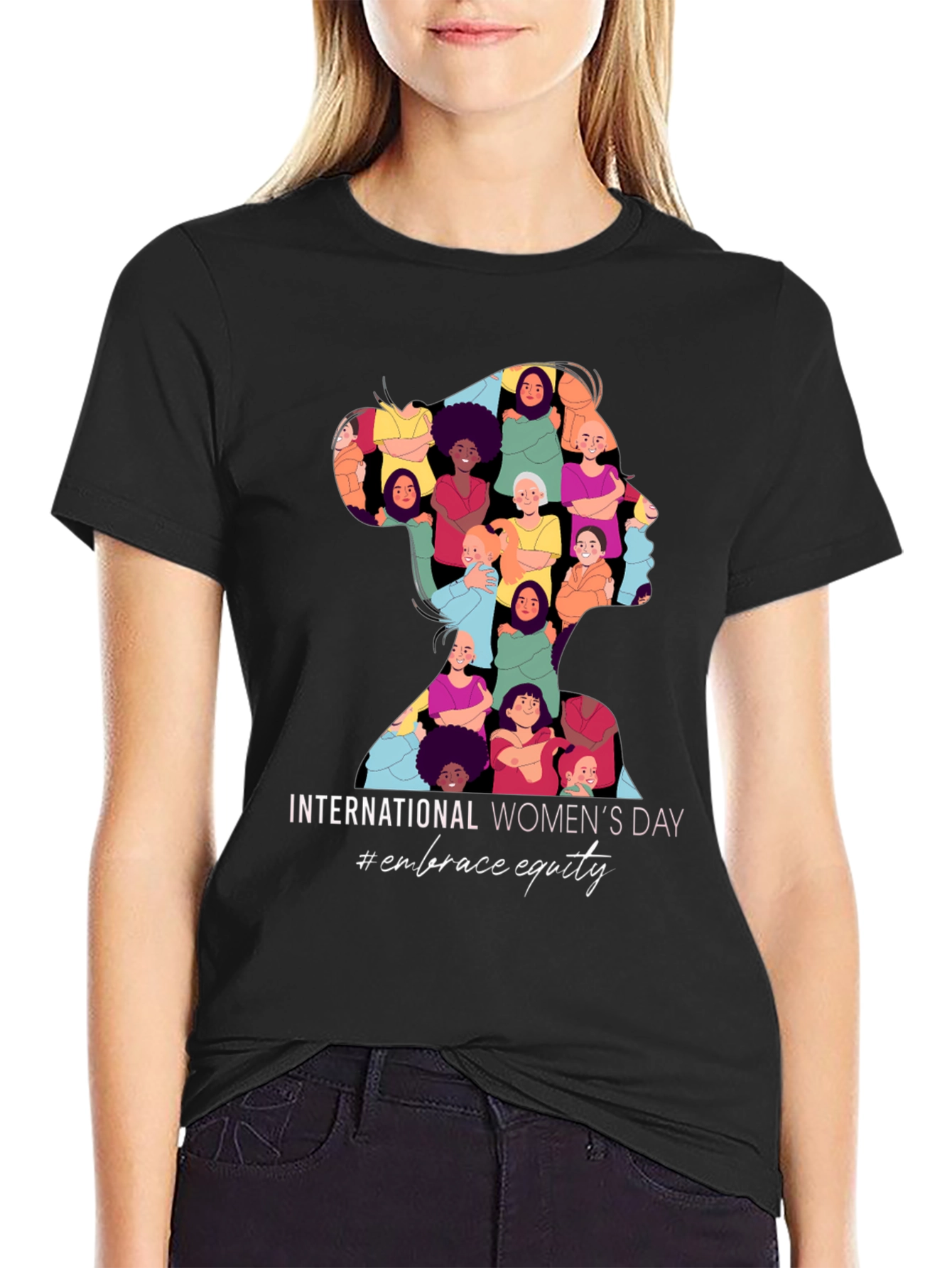 International Womens Day T-Shirt - Embrace Equity