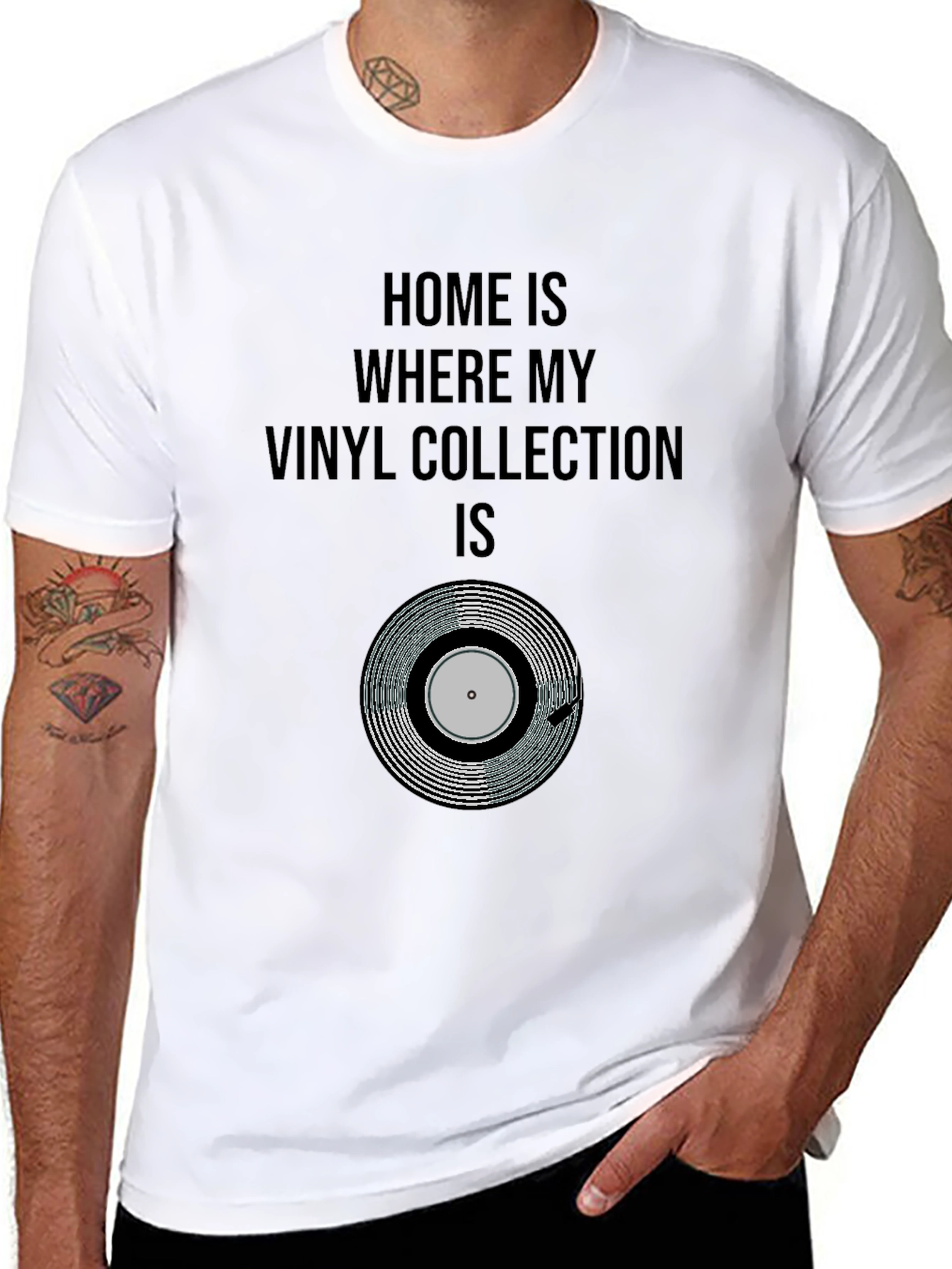 Vinyl Collection T-Shirt - Music Lover Tee