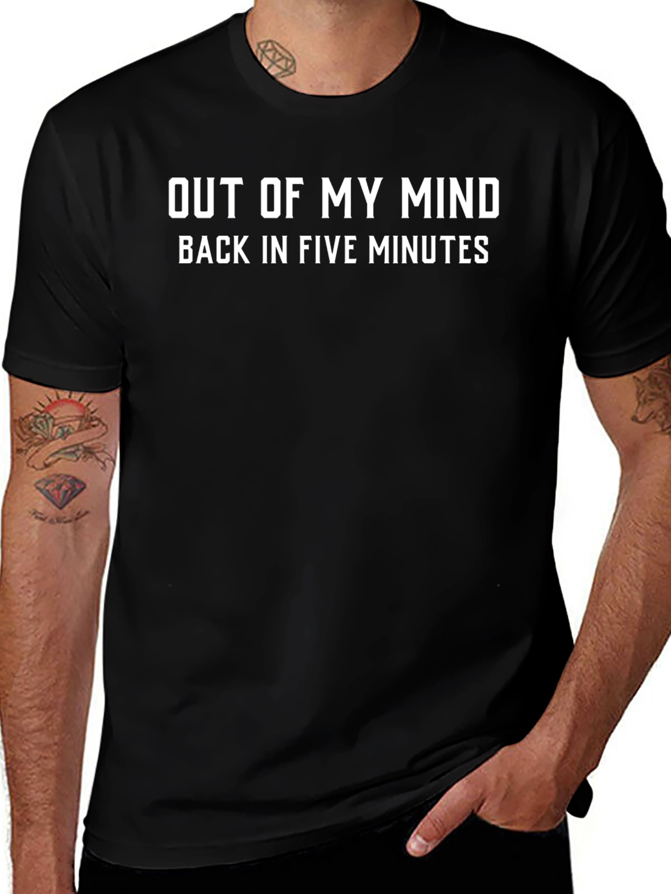 Out of My Mind Funny Graphic T-Shirt