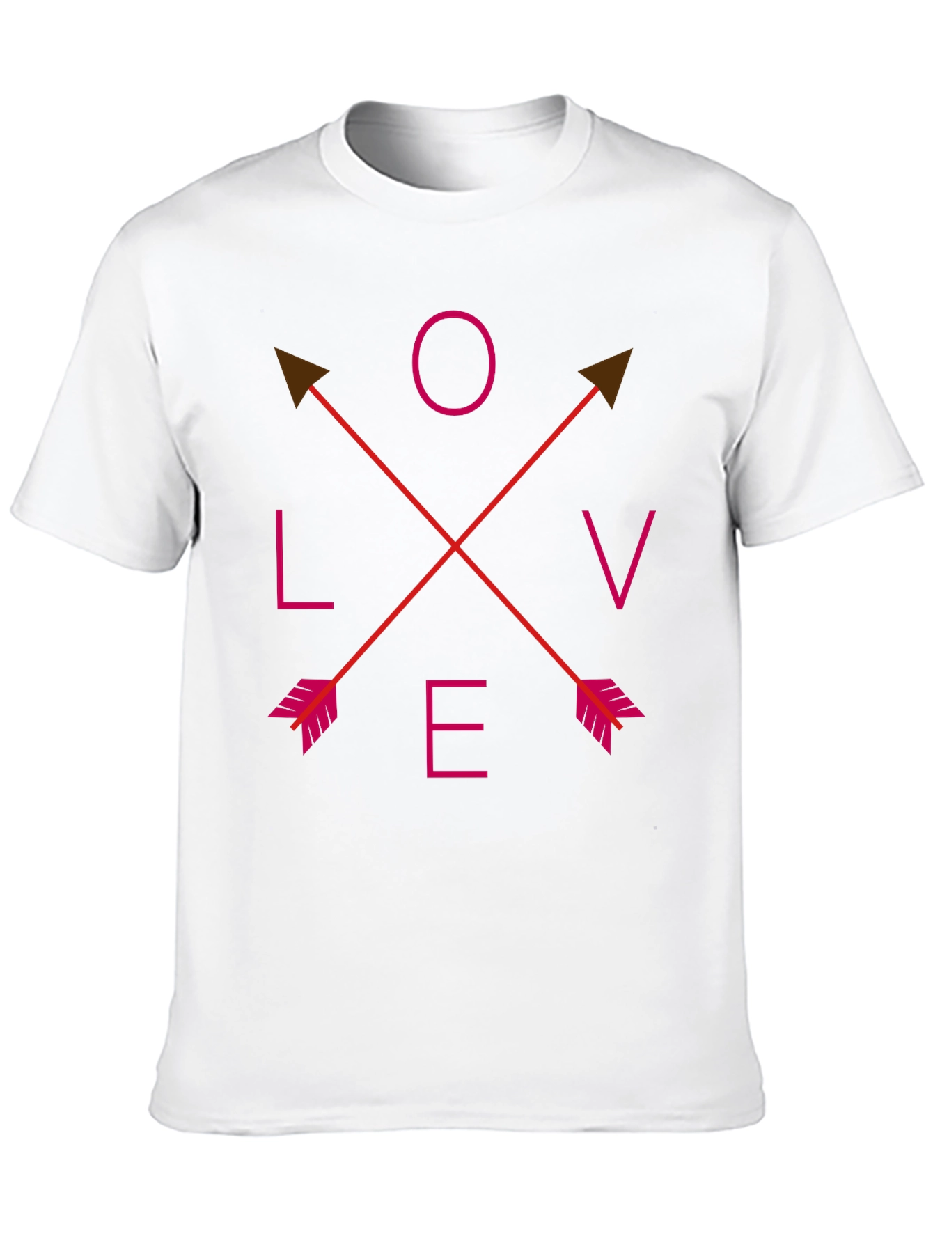 Love Arrows Graphic Tee - Trendy Casual T-Shirt
