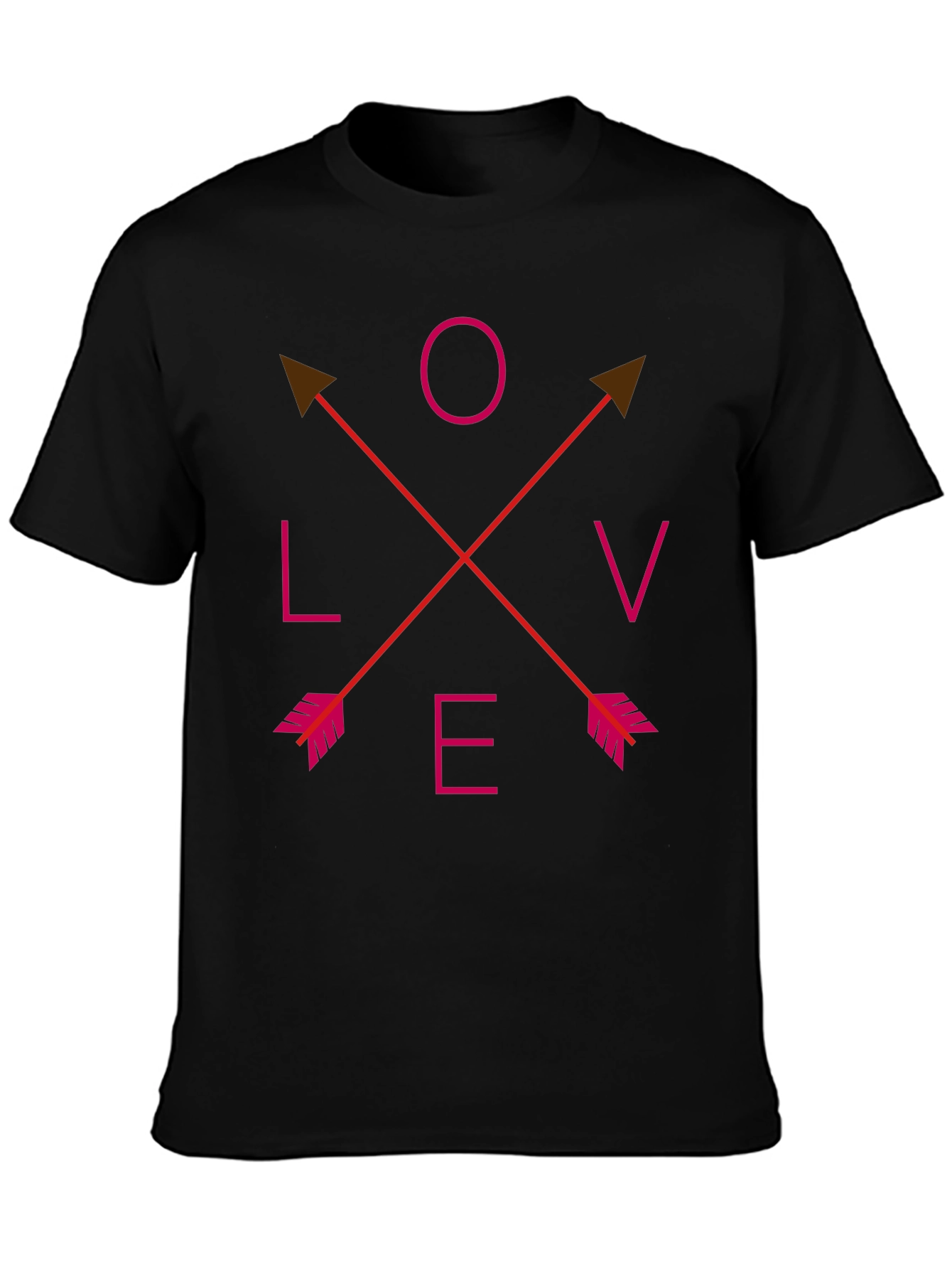 Love Arrows Graphic Tee - Trendy Casual T-Shirt