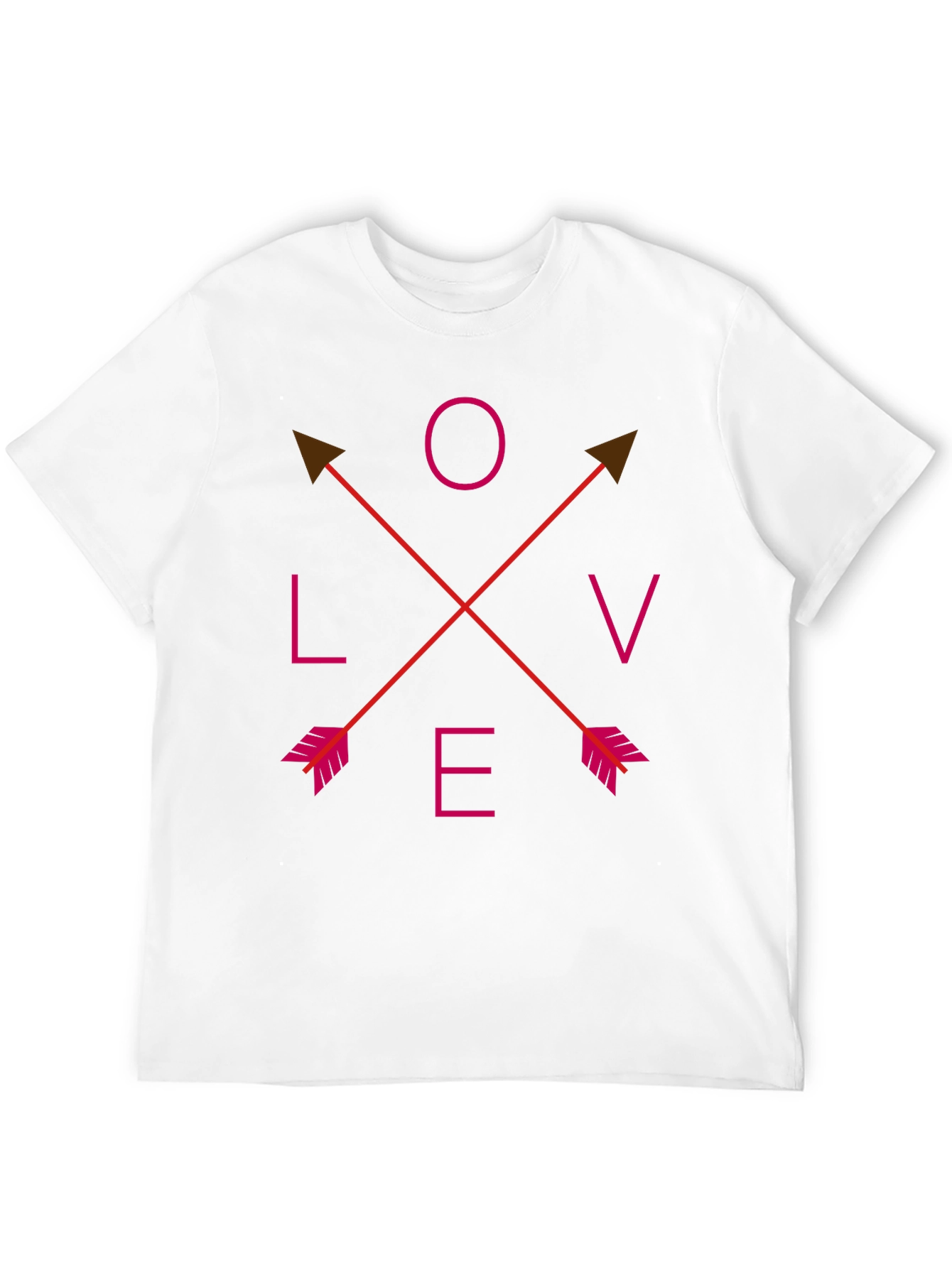 Love Arrows Graphic Tee - Trendy Casual T-Shirt