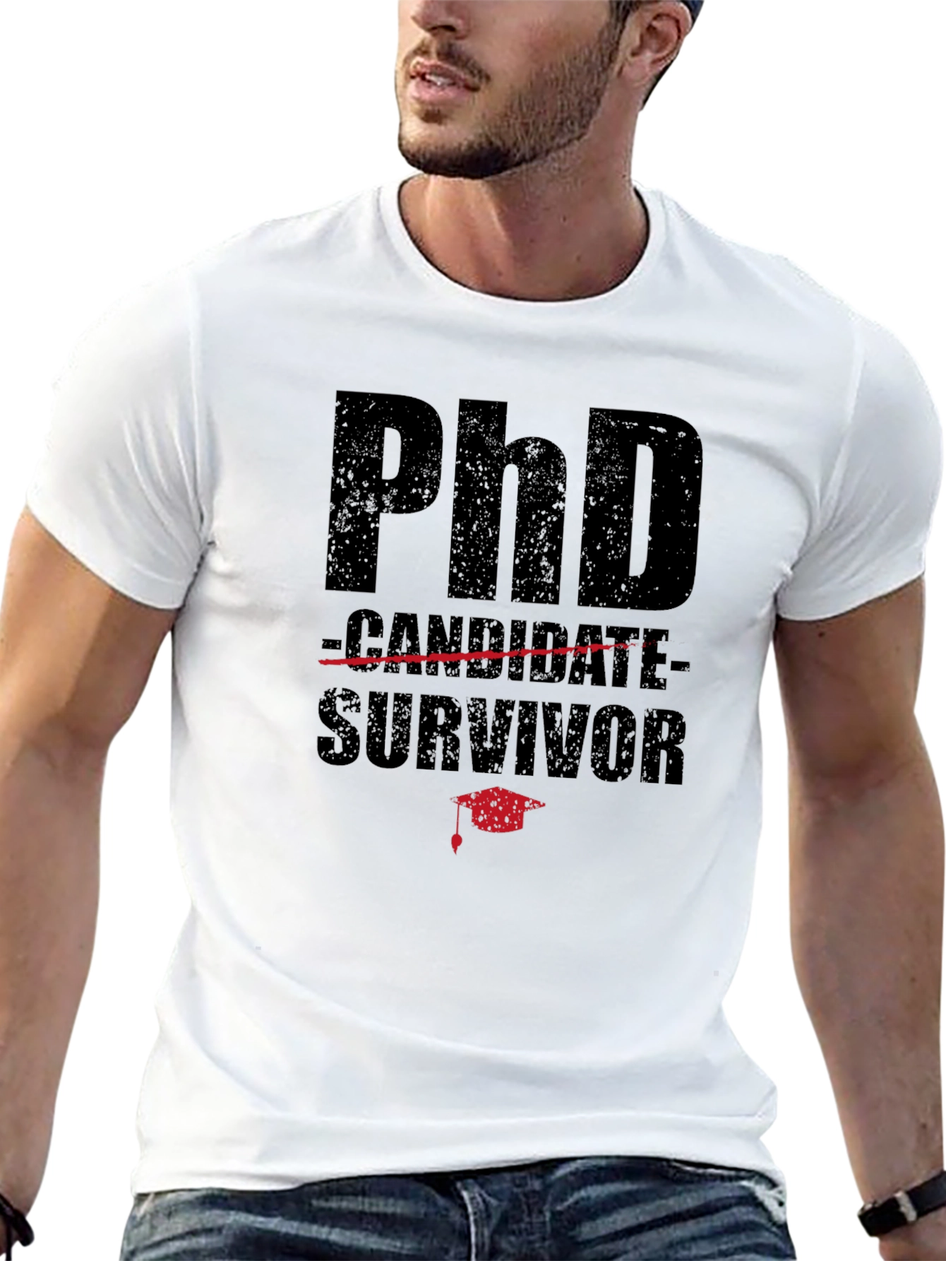 PhD Survivor Graphic Tee