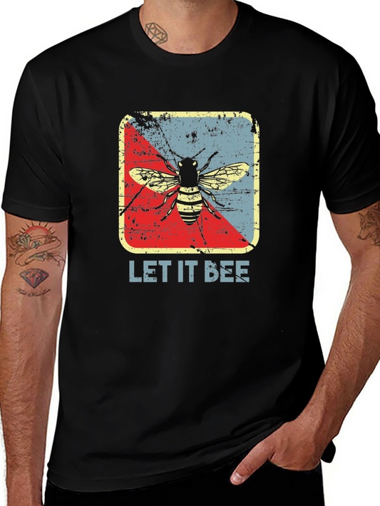 Let It Bee Graphic T-Shirt - Vintage Style