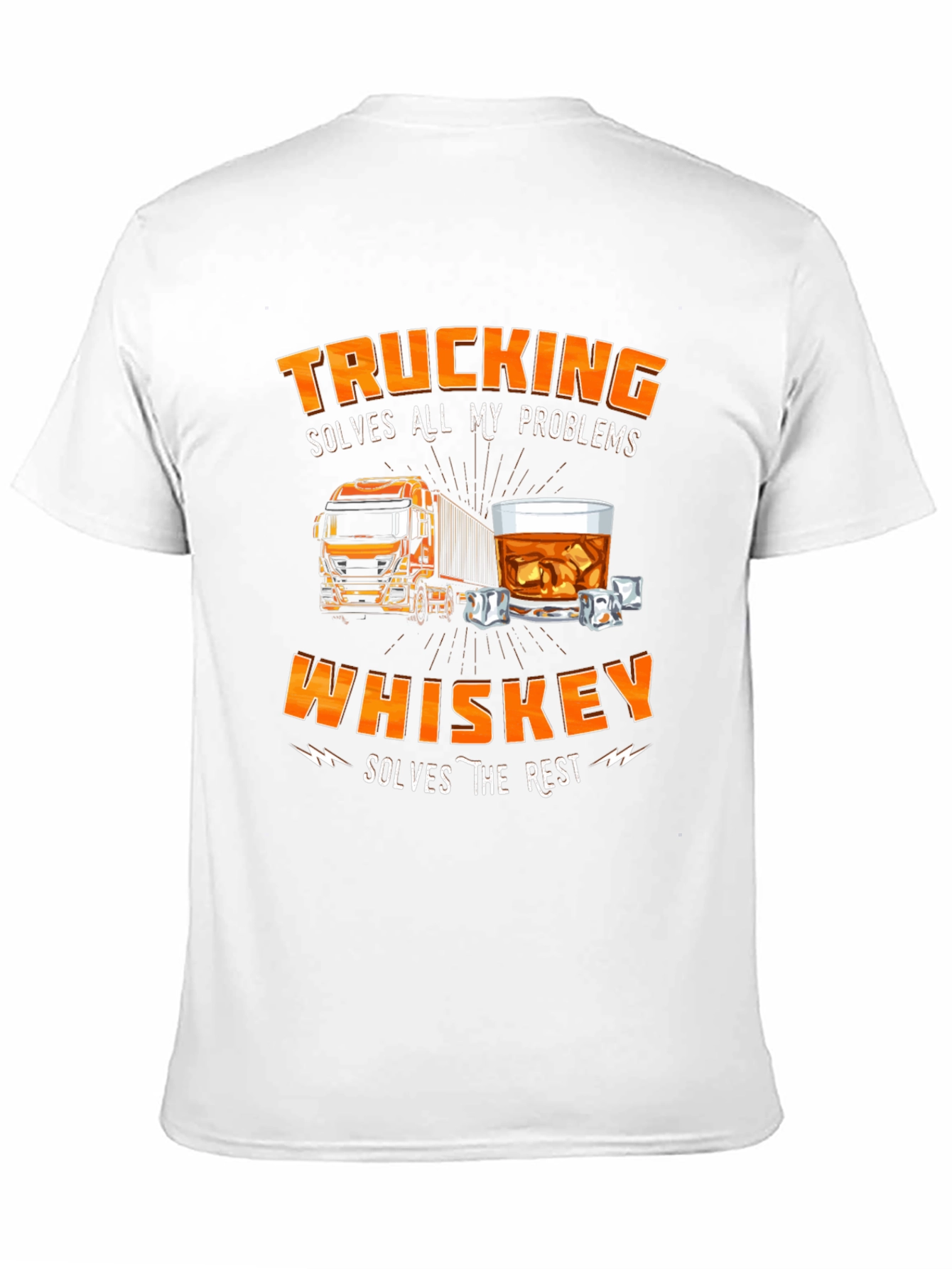 Trucking and Whiskey T-Shirt for Men