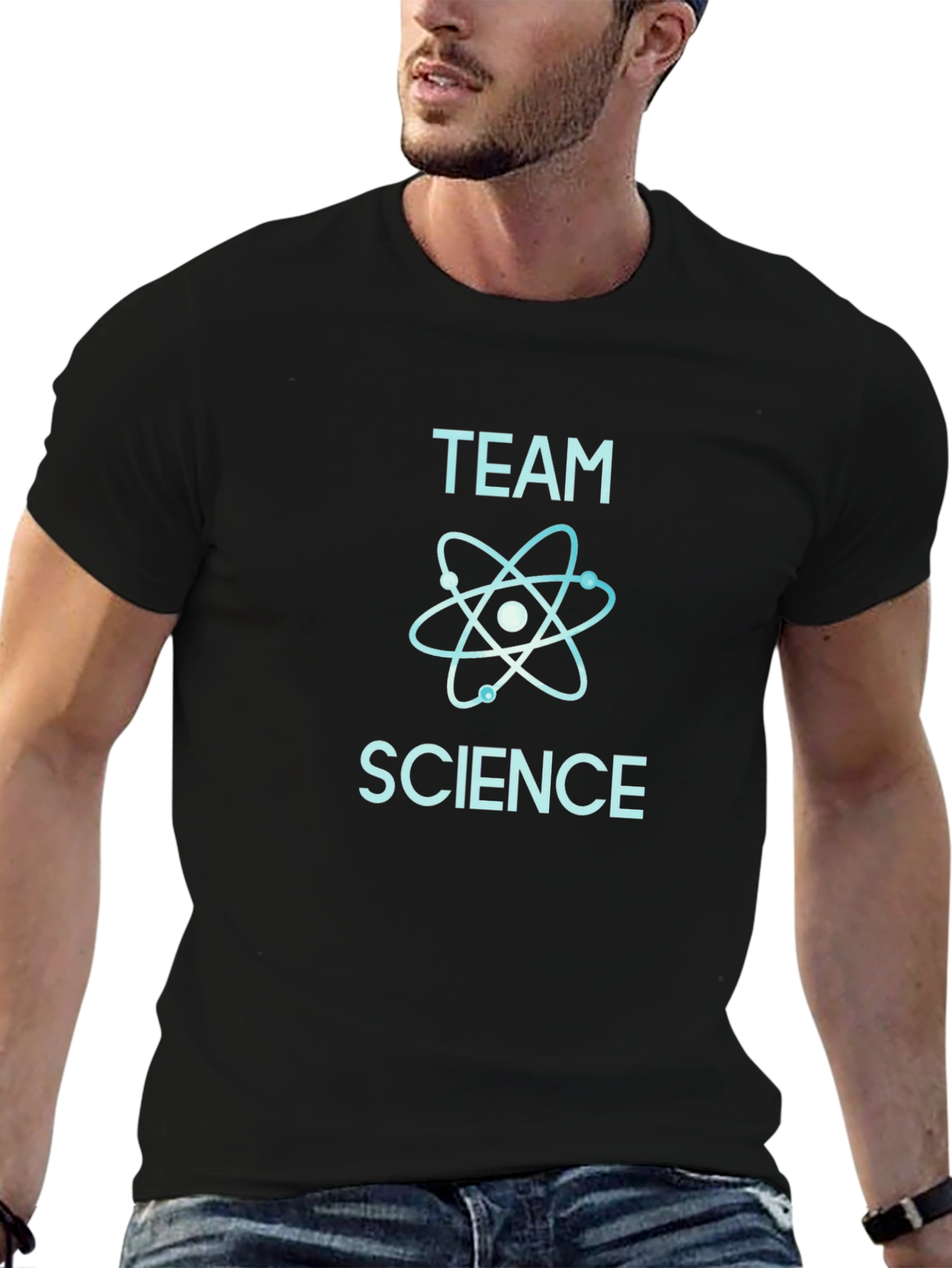 Team Science Graphic Tee - Black Unisex T-Shirt