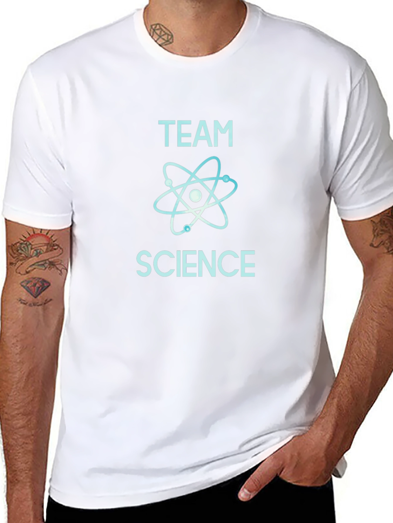 Team Science Graphic Tee - Black Unisex T-Shirt