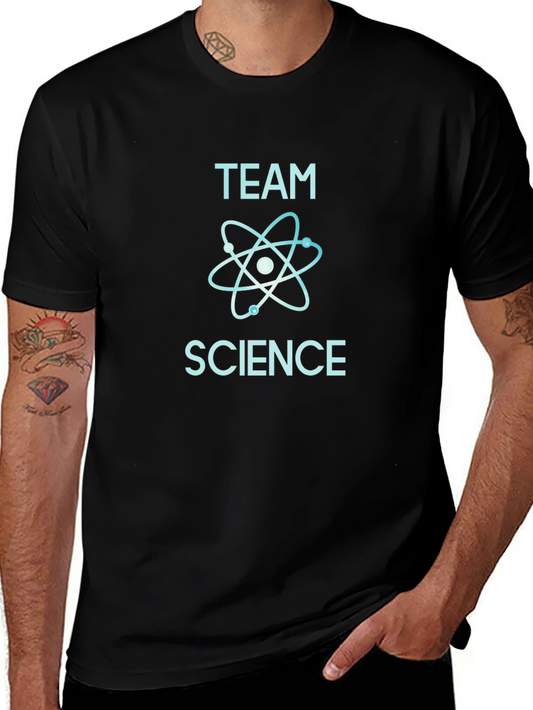 Team Science Graphic Tee - Black Unisex T-Shirt