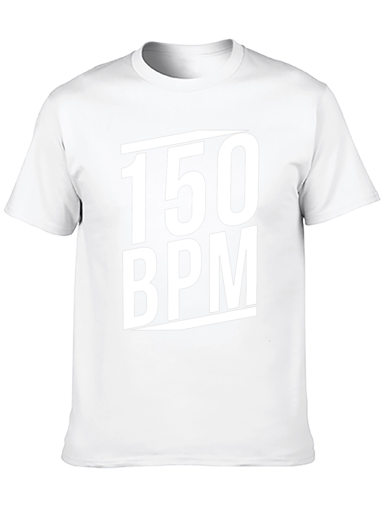 150 BPM Graphic T-Shirt - Black Crew Neck