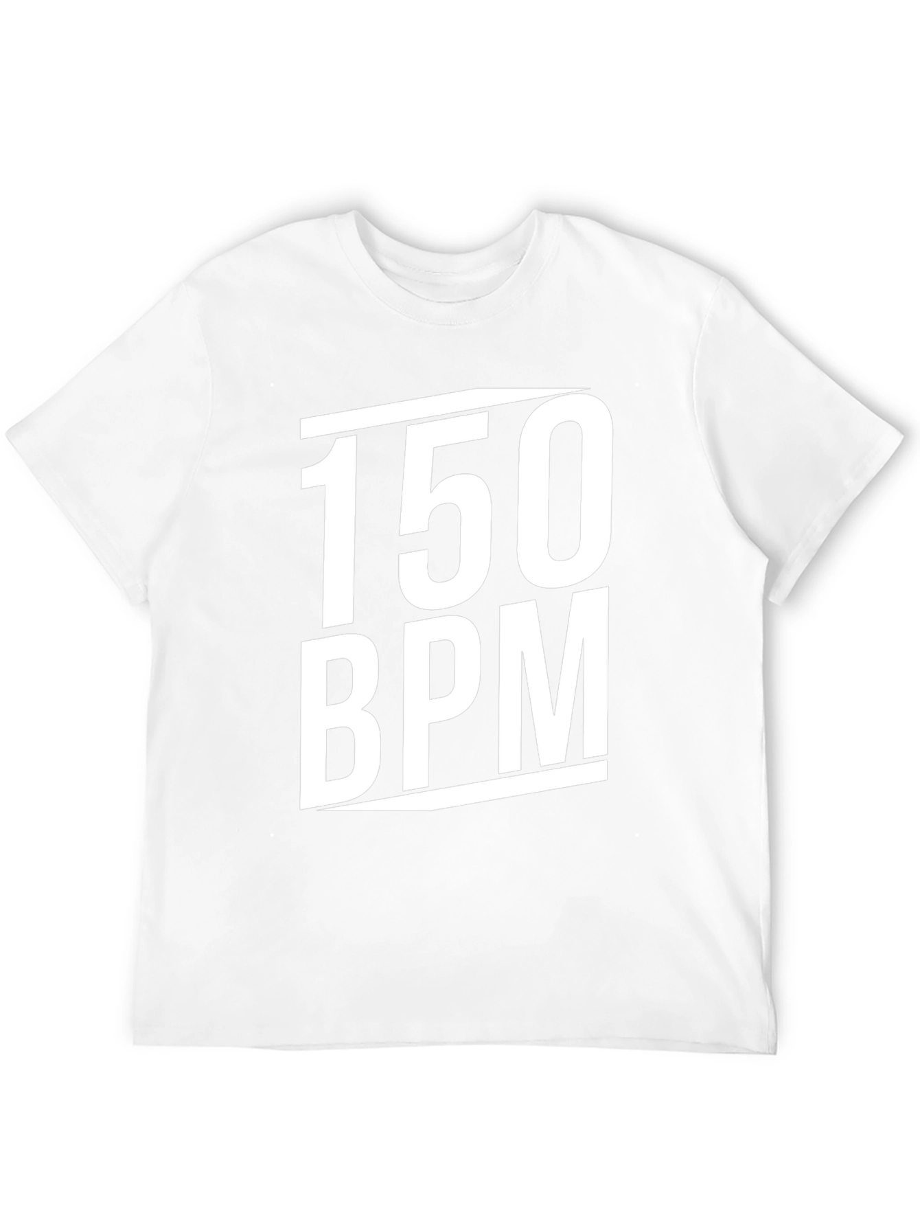150 BPM Graphic T-Shirt - Black Crew Neck