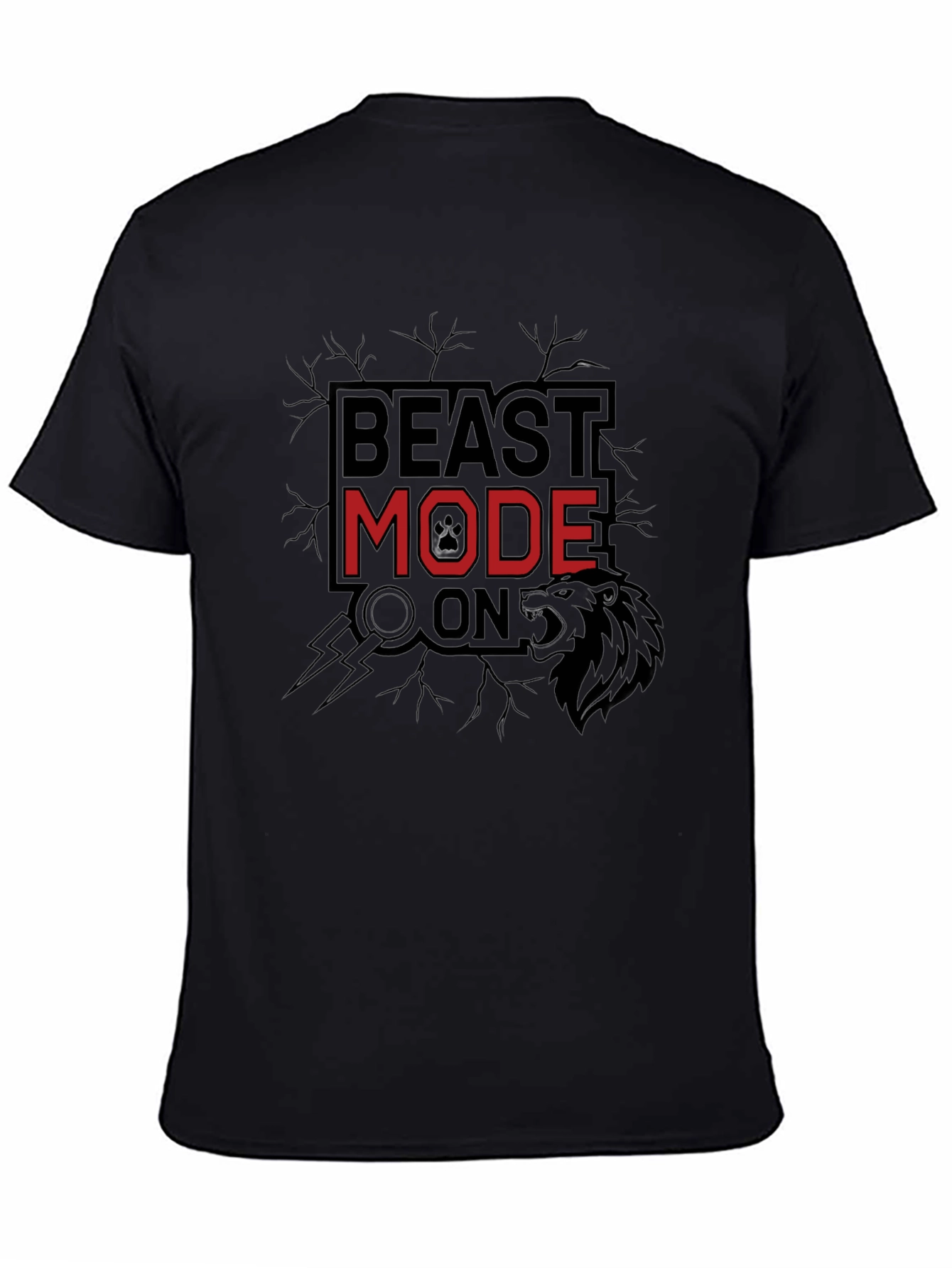 Beast Mode On Black T-Shirt