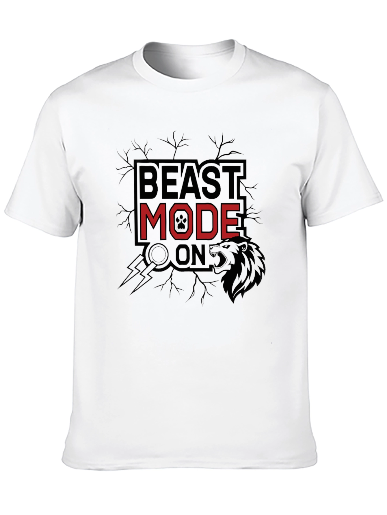 Beast Mode On Black T-Shirt