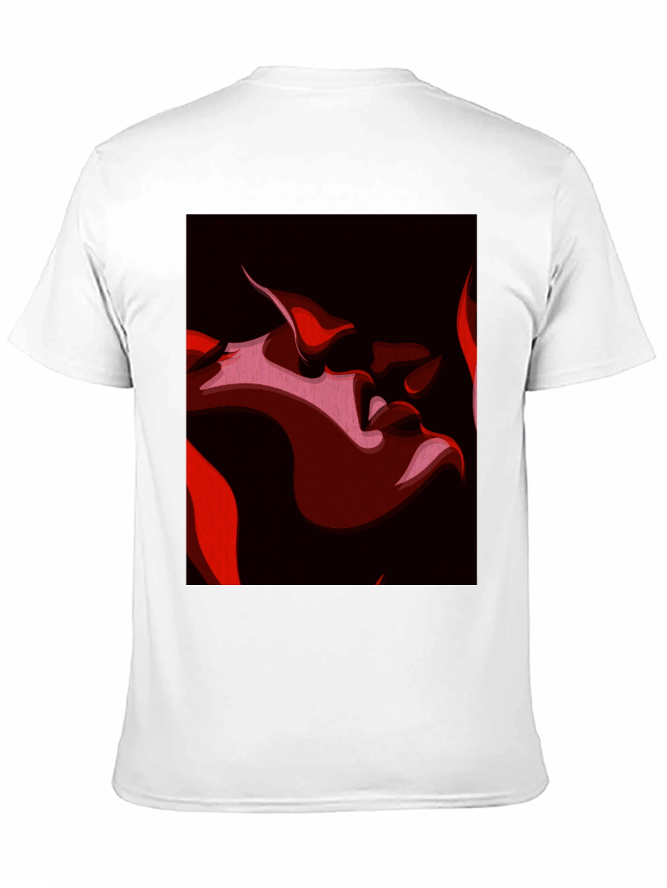 Passionate Kiss Graphic Tee - Black