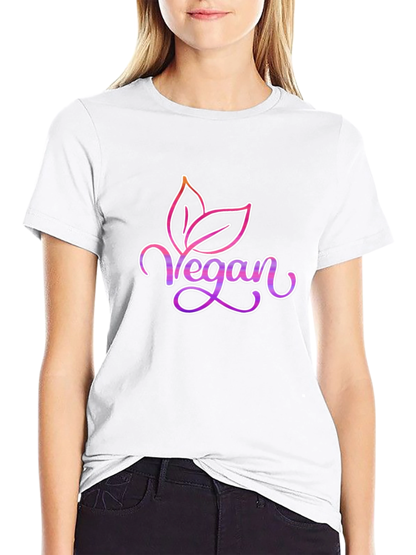 Vegan Graphic Tee - Stylish Plant-Based Apparel
