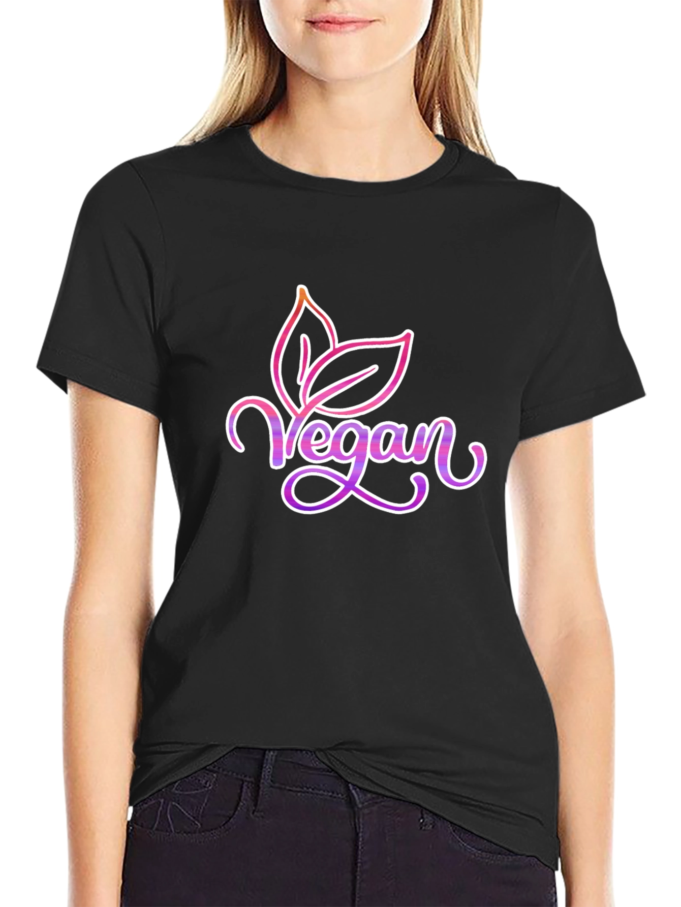 Vegan Graphic Tee - Stylish Plant-Based Apparel