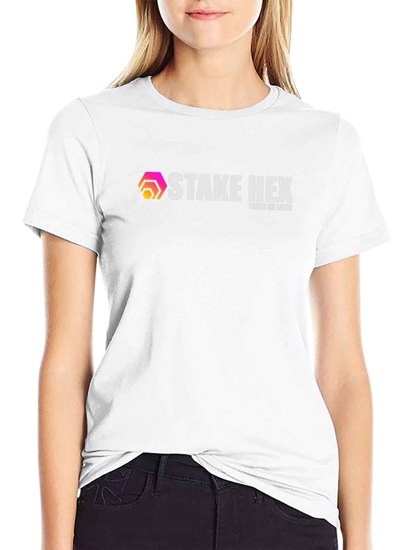 Stake HEX T-Shirt - Thank Me Later