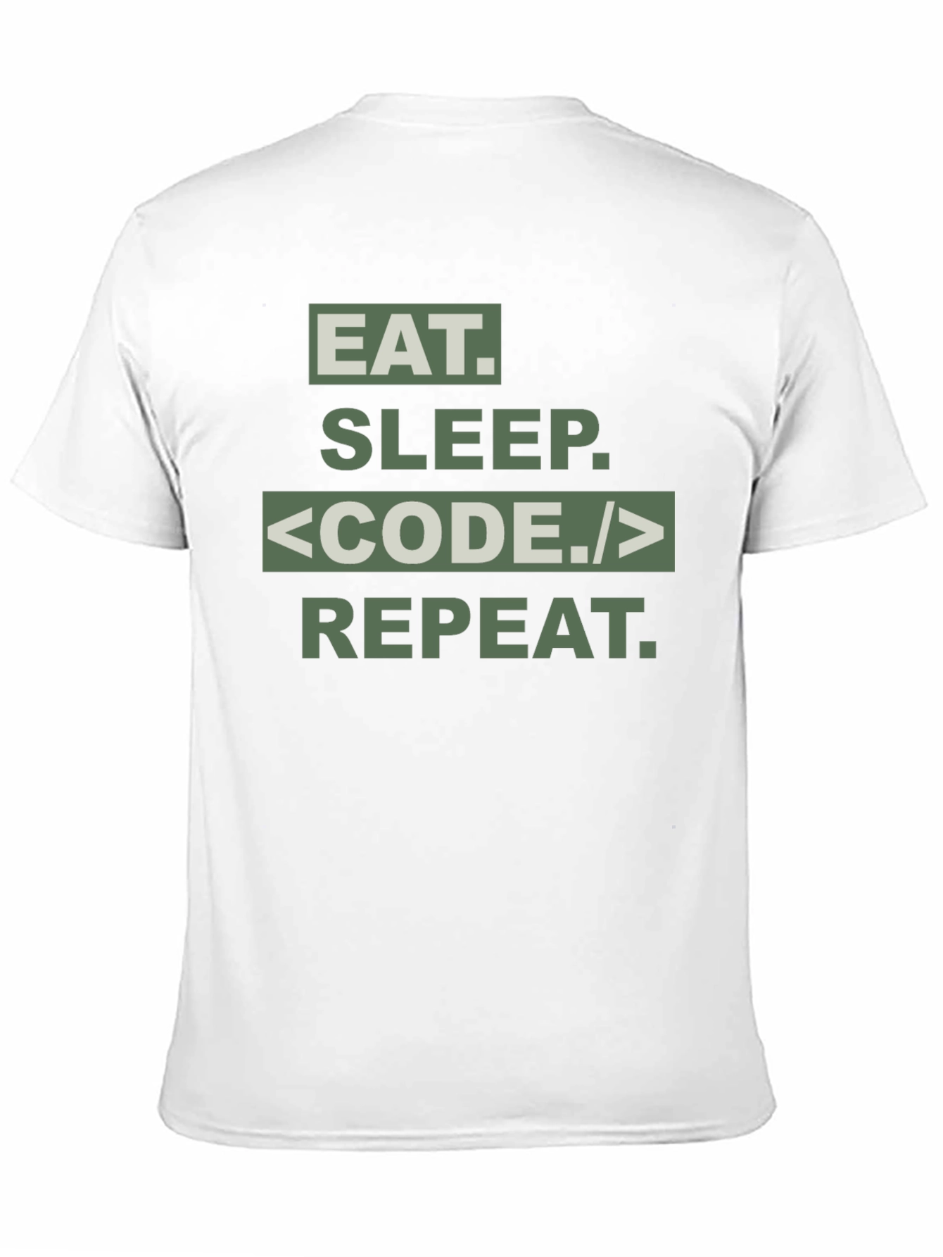 Eat Sleep Code Repeat Black T-Shirt
