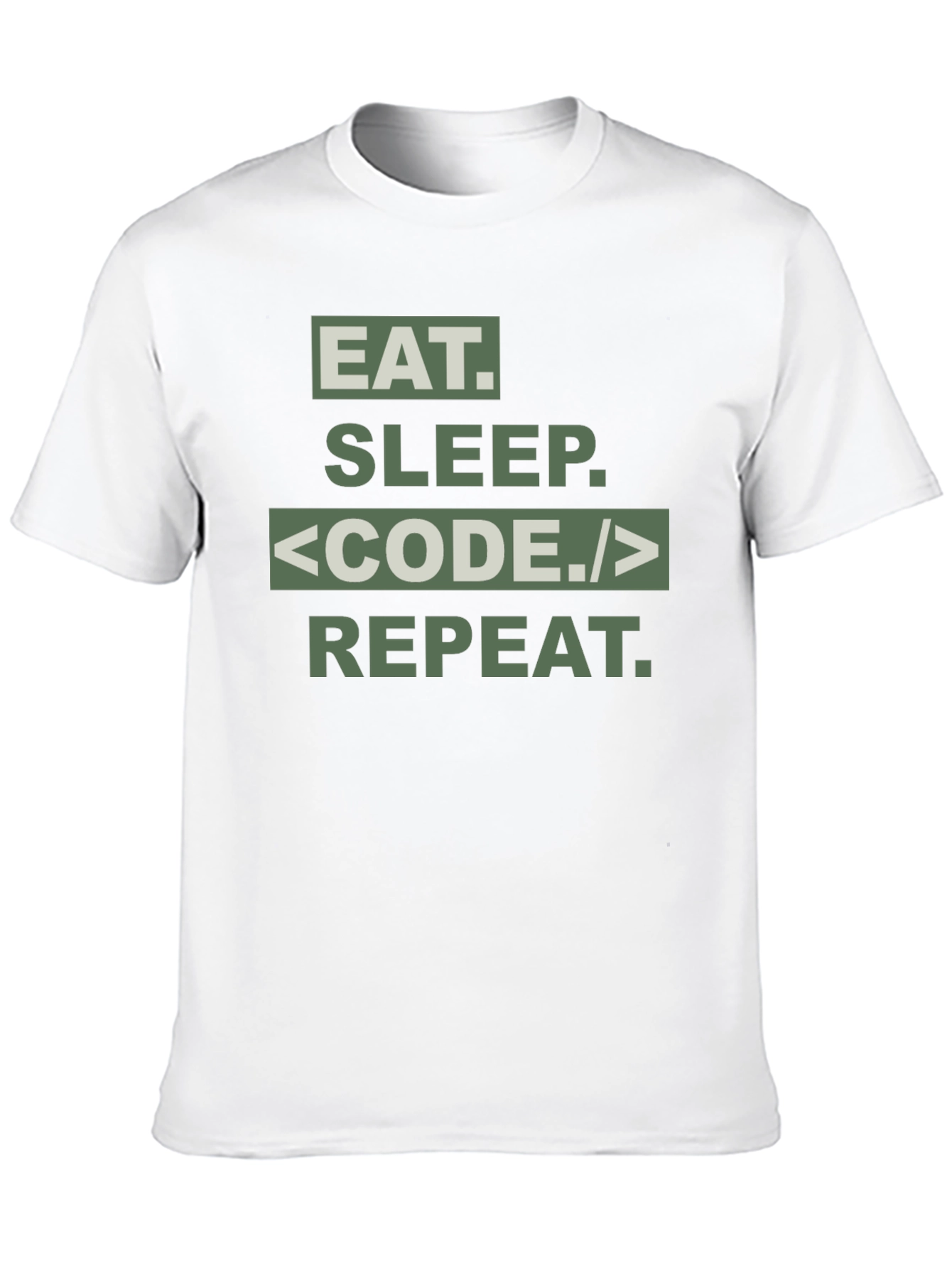 Eat Sleep Code Repeat Black T-Shirt