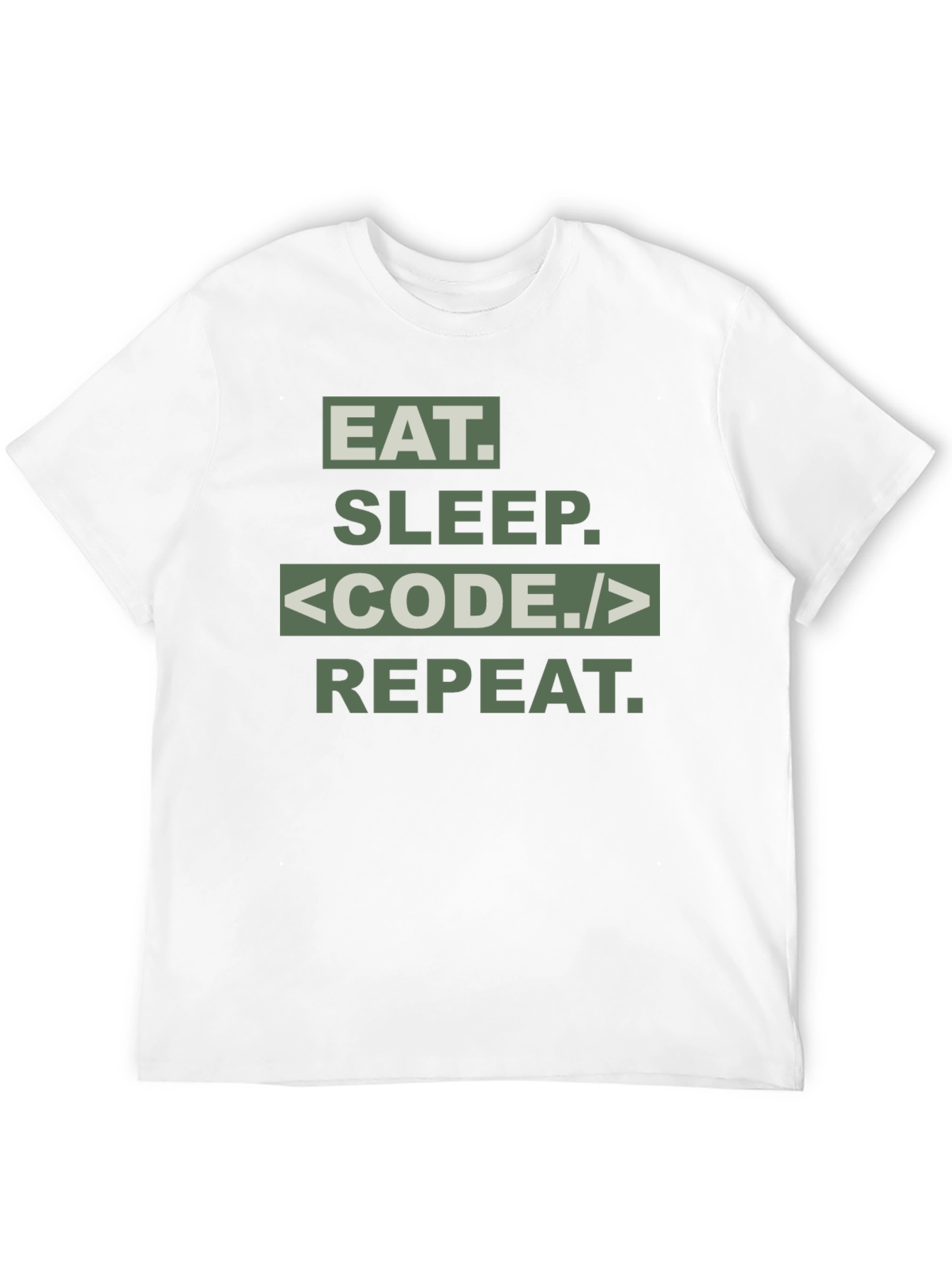Eat Sleep Code Repeat Black T-Shirt